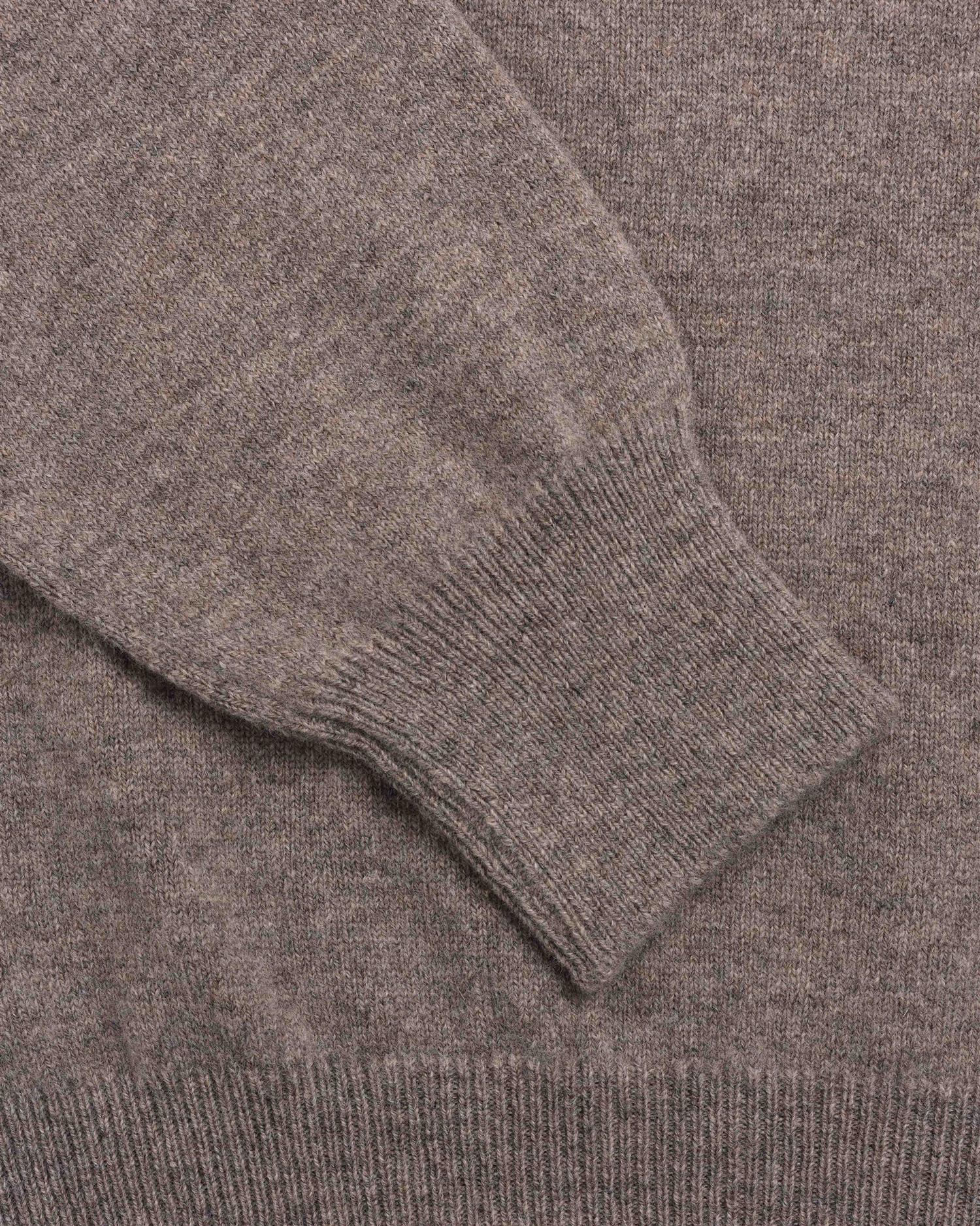 Rundhals Genser - Beige