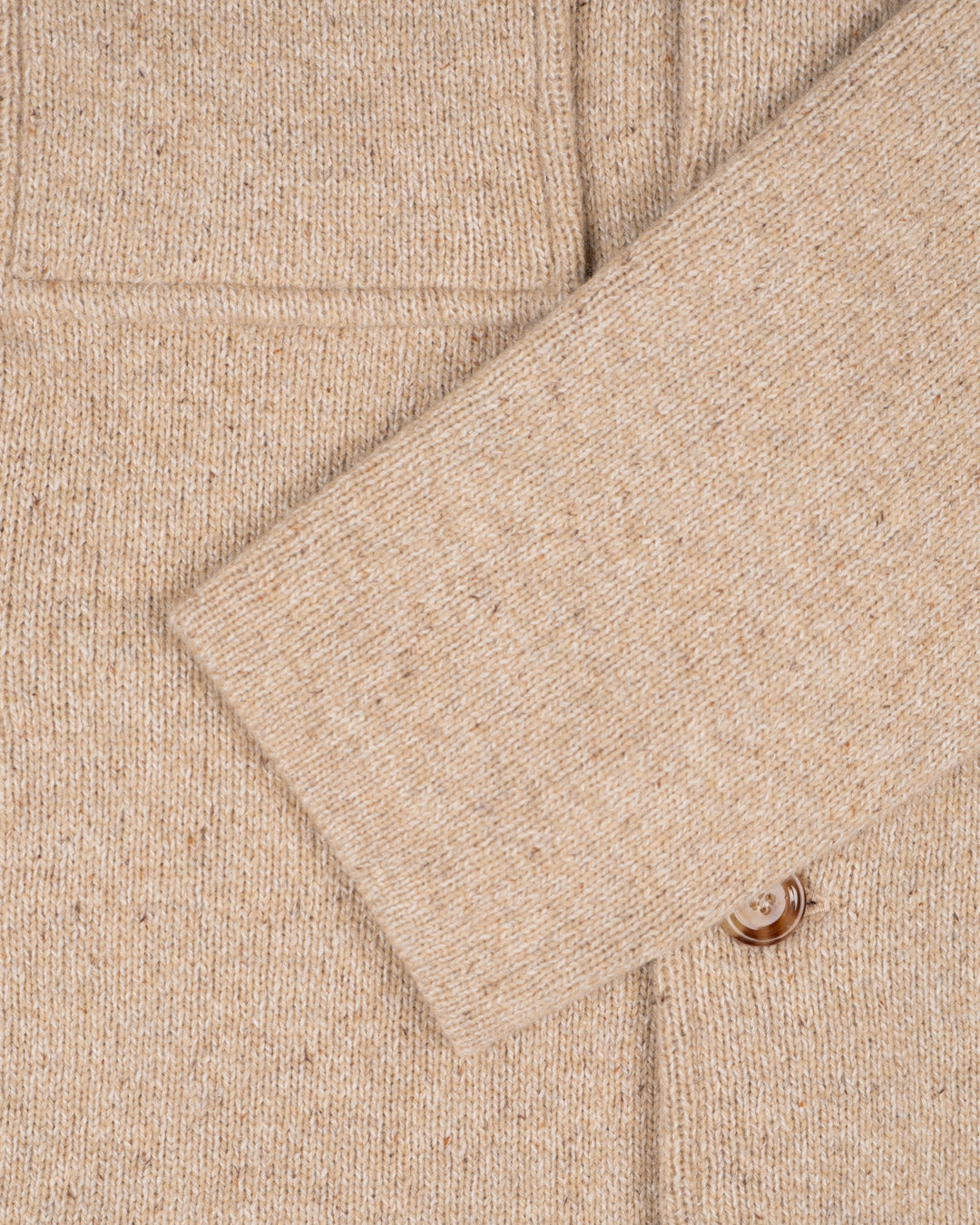 Knit overshirt - Beige