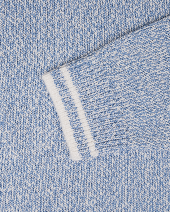 Crew Neck Piuma Bomull Genser - Lys blå