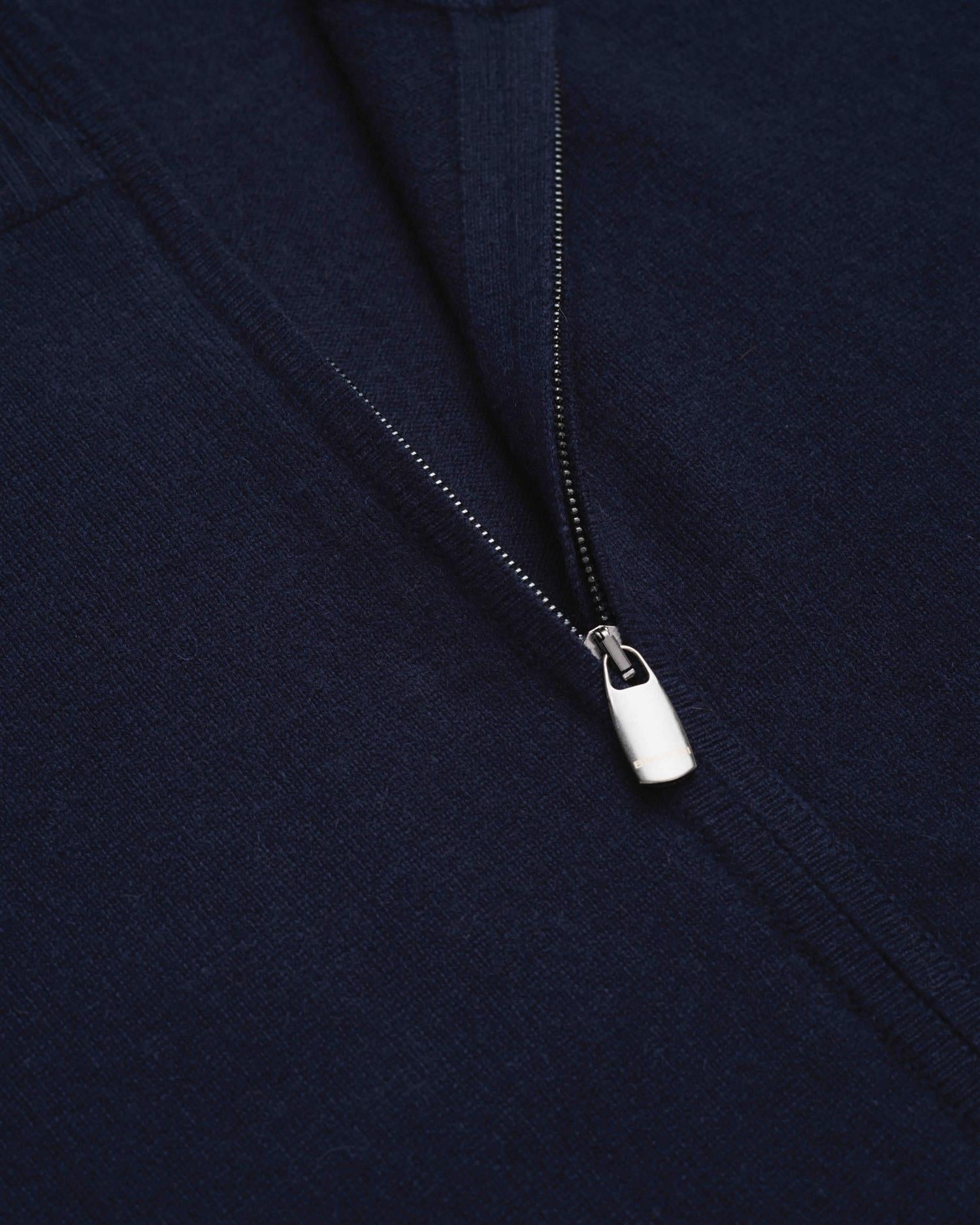 Full-zip Cardigan - Navy