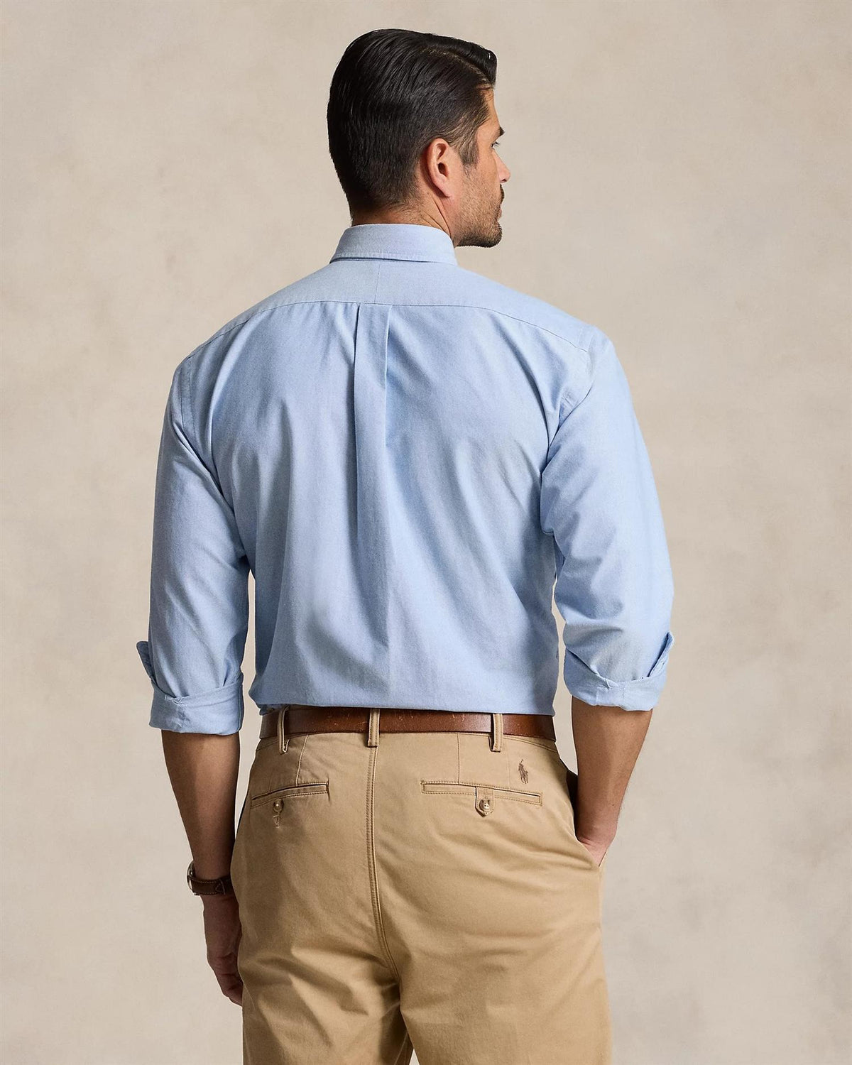 Custom Fit Oxford Skjorte - Lyse Blå