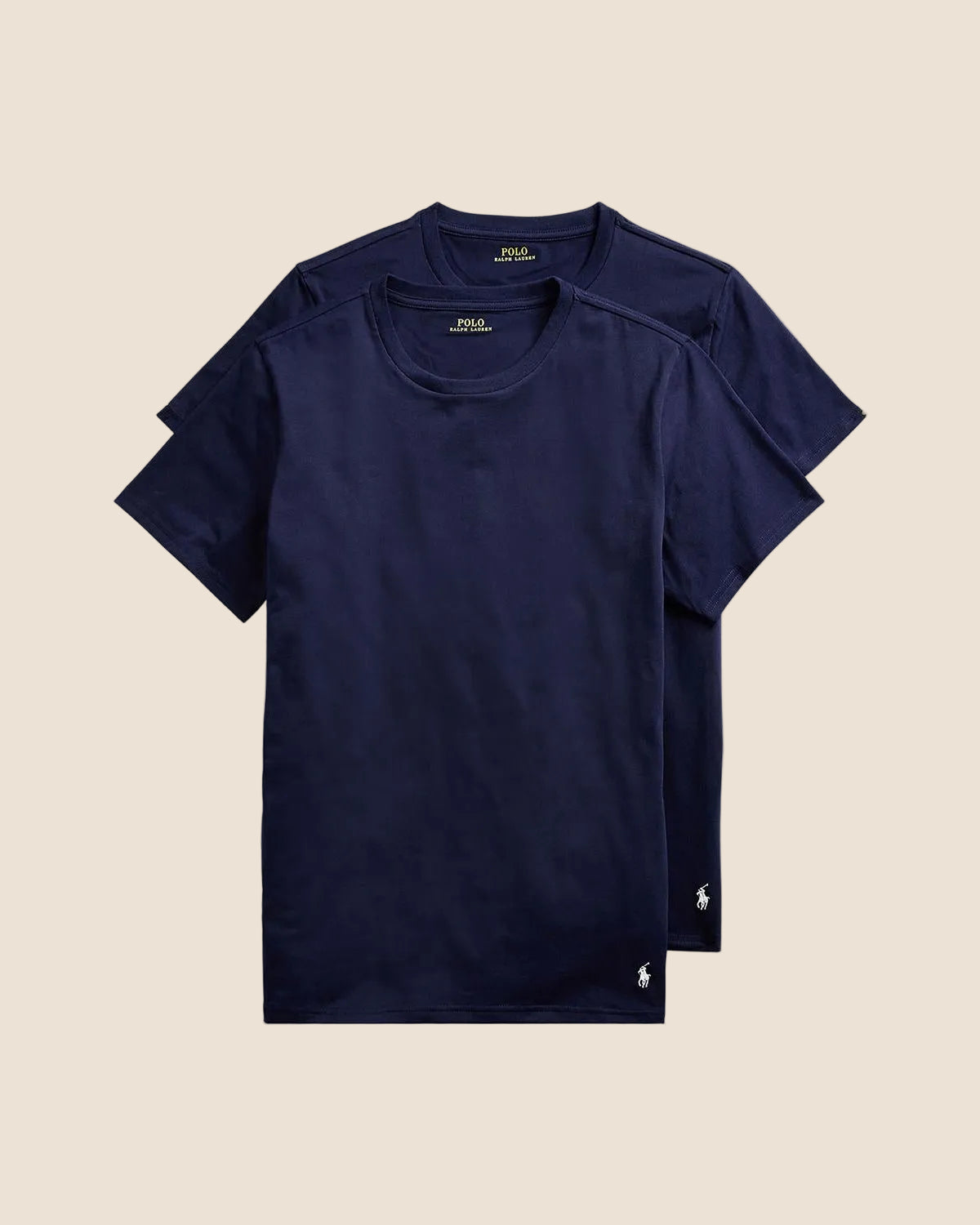 Classic 2 pk Rundhals - Navy