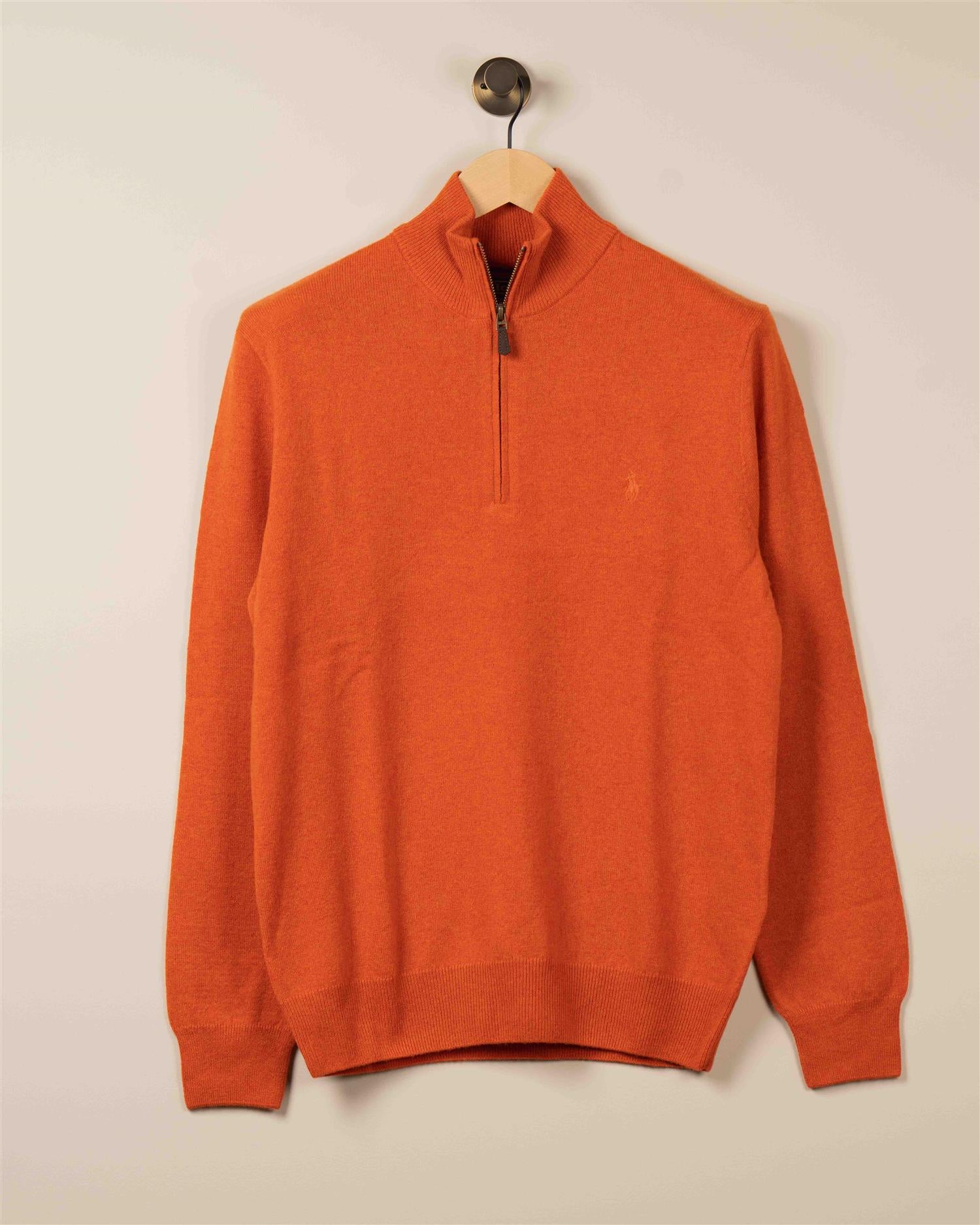 Rustikk Merino Half Zip - Orange