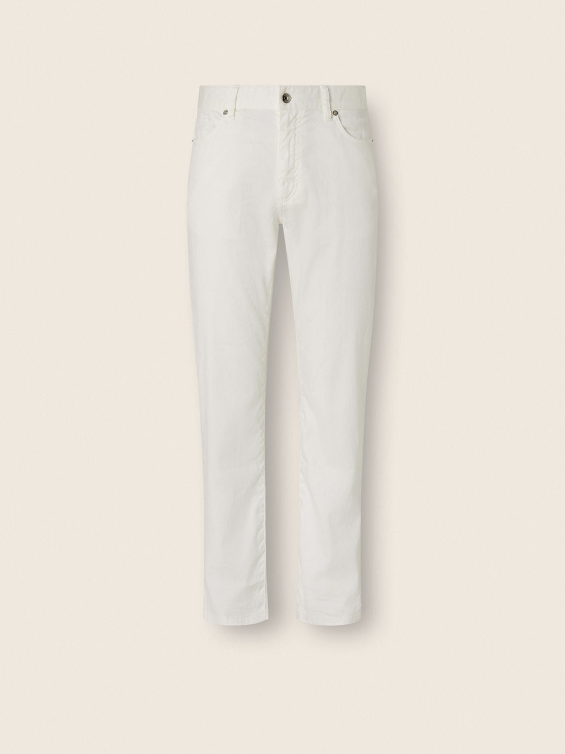 Jeans Lin/Bomull - Hvit