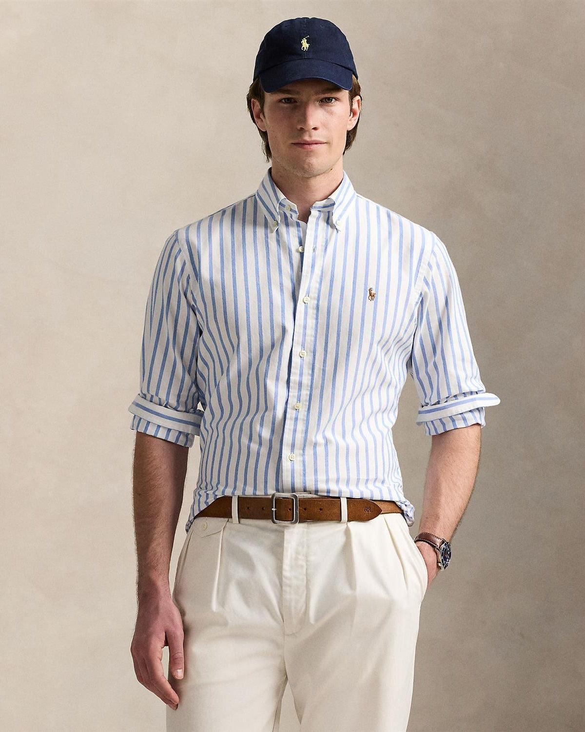 Oxford Shirt - Blå/Hvit