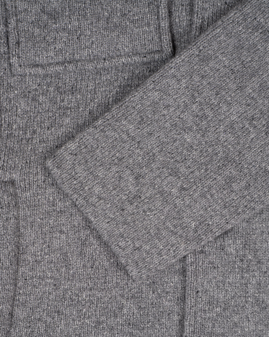 Knit overshirt- Grå