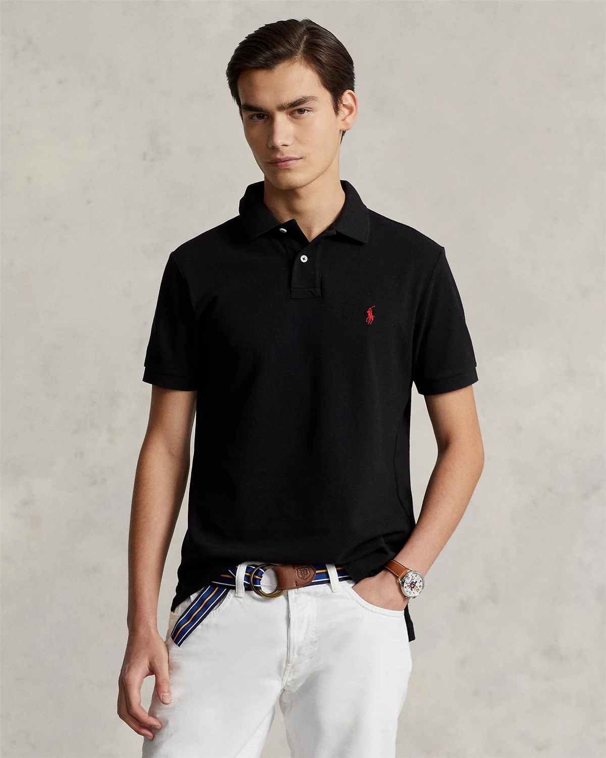 Custom Slim Fit Polo Sort
