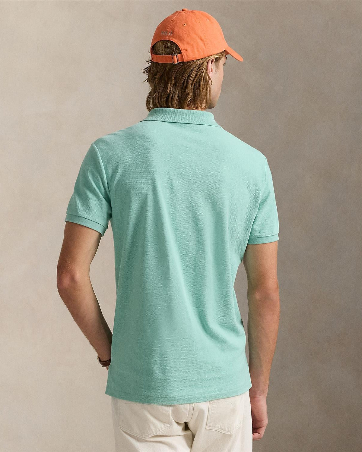 Custom Slim Fit Polo Turkis