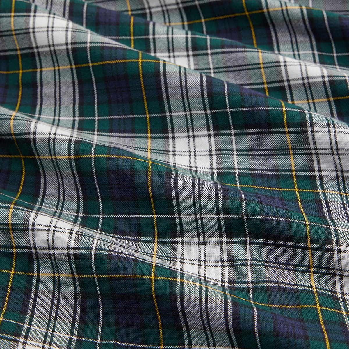 Rutet Oxford Skjorte - Krem/Navy