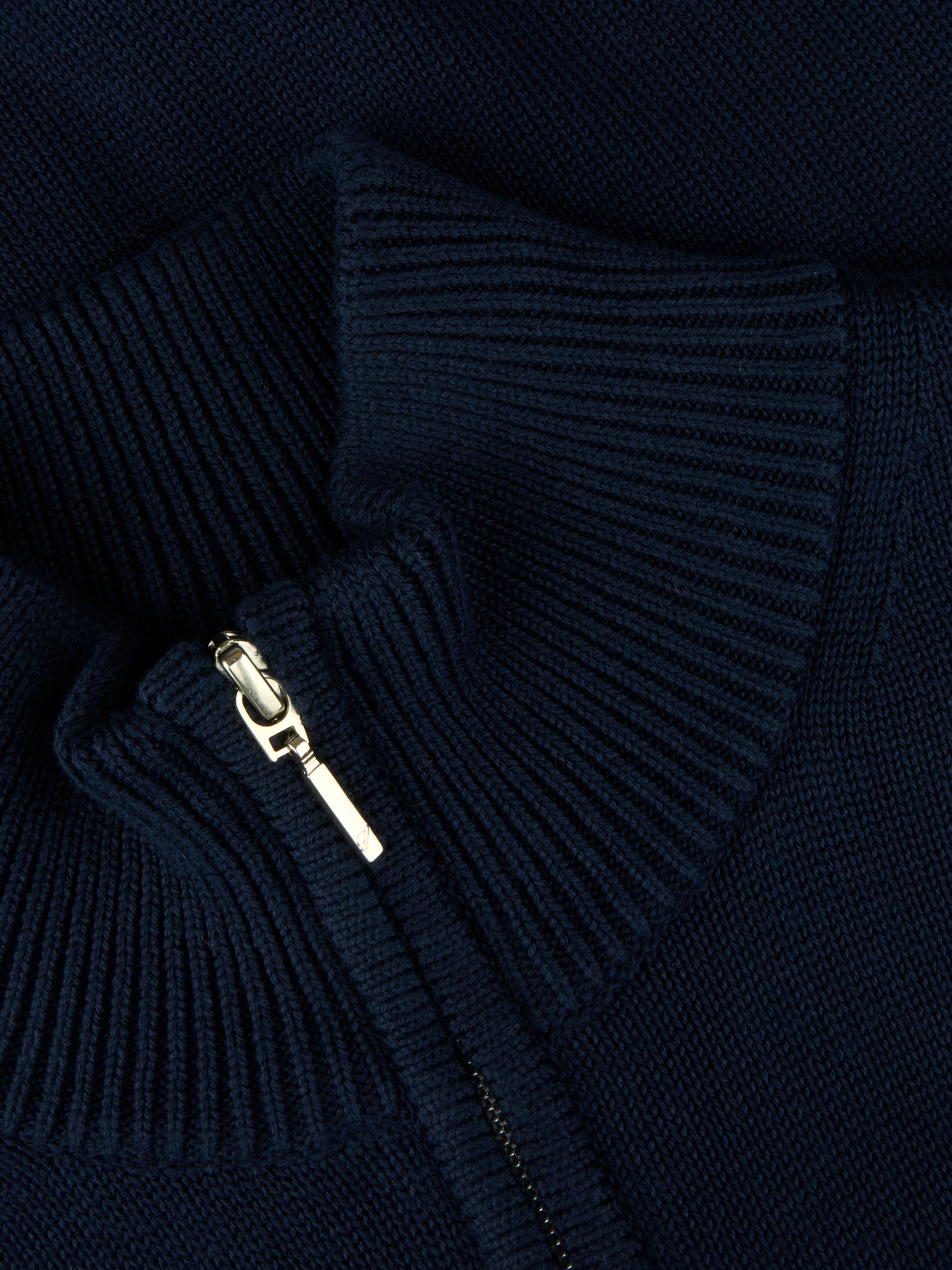 Full-Zips Bomull - Navy
