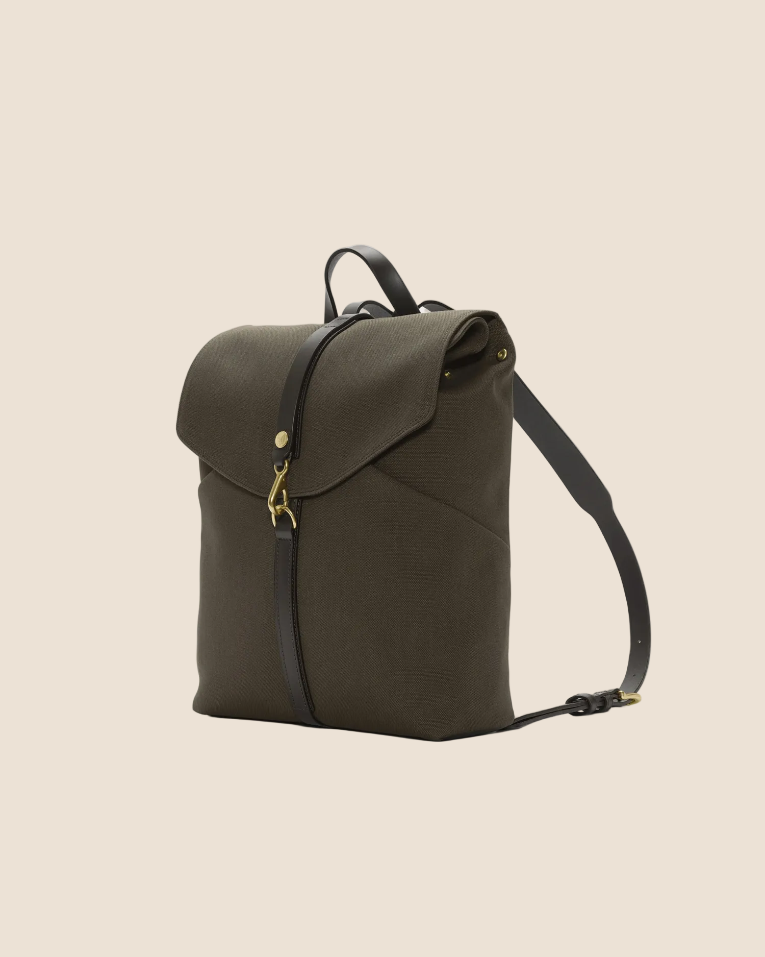 M/S Rucksack - Army/dark brown