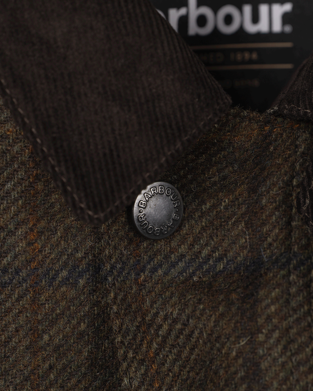 Ull jakke "Bedale" - Oliven