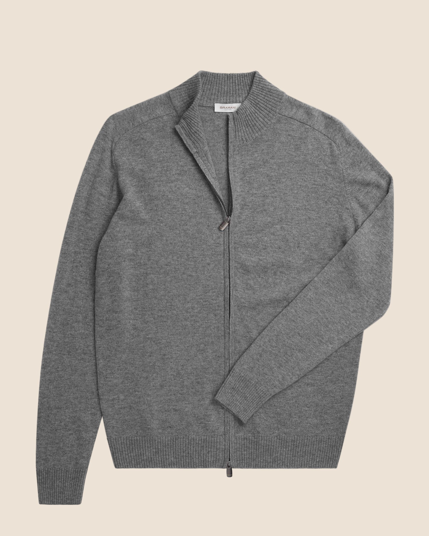 Full-zip Cardigan - Mørk Grå