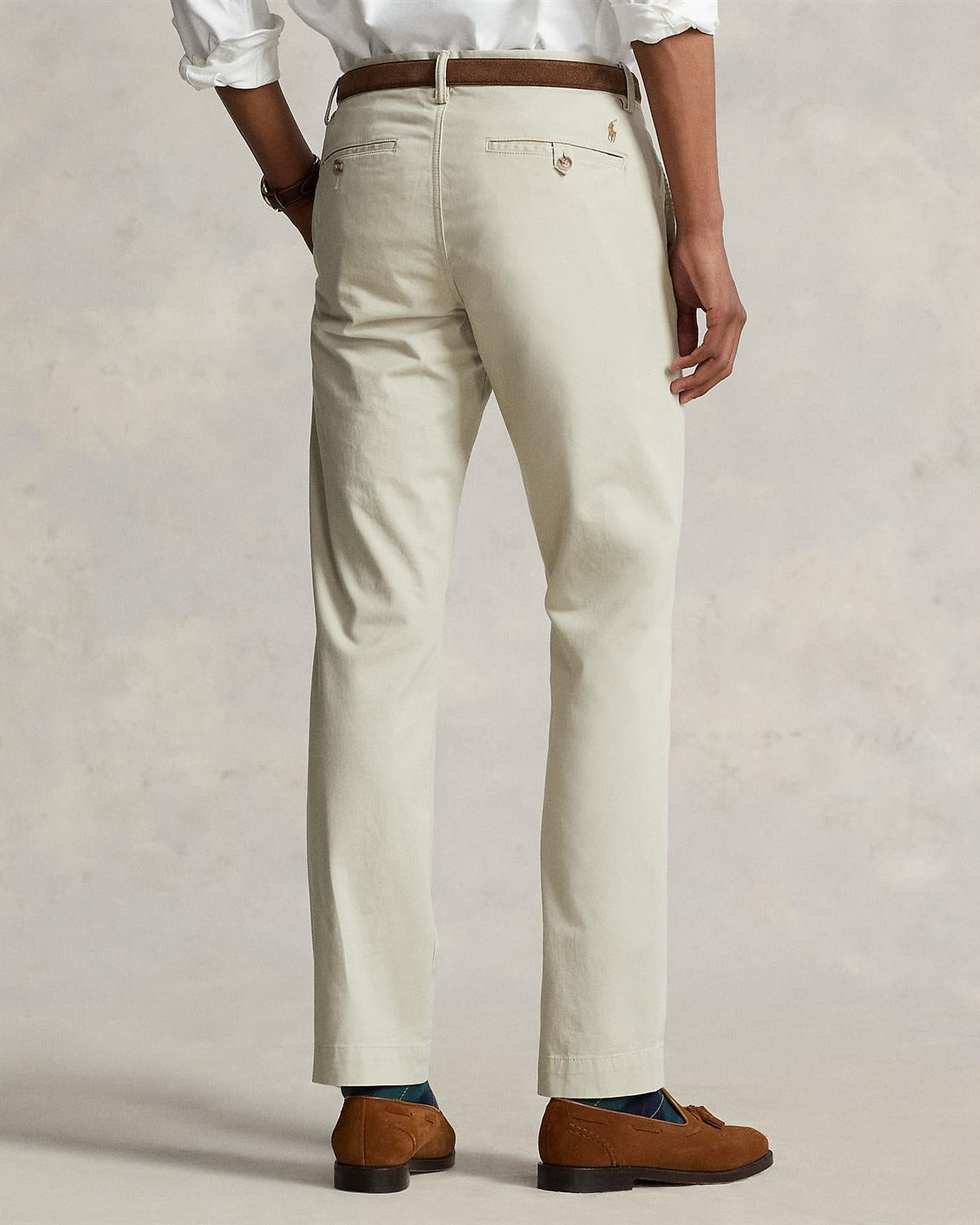 Bedford flat front bukse - Beige