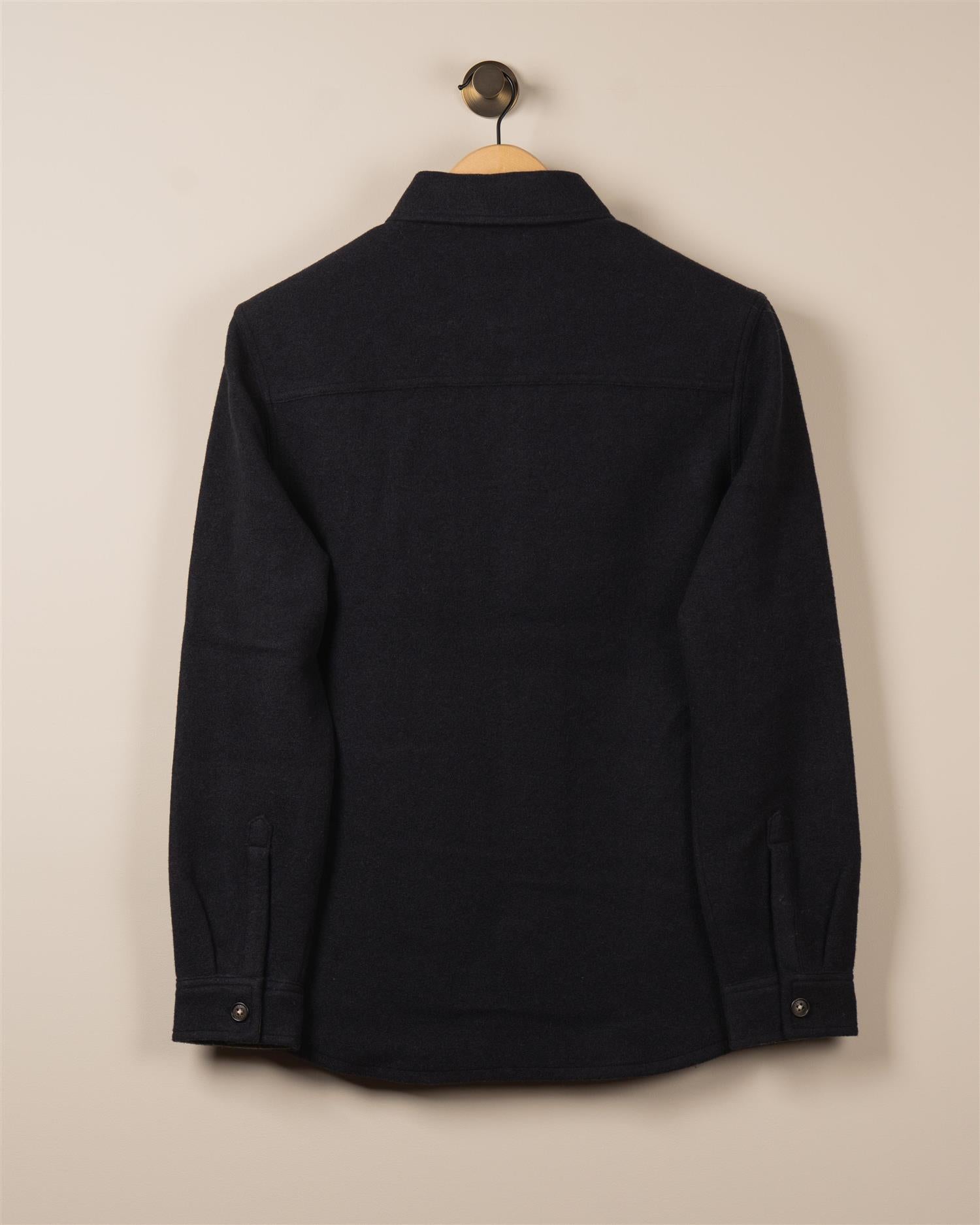Chapter Check Overshirt - Navy