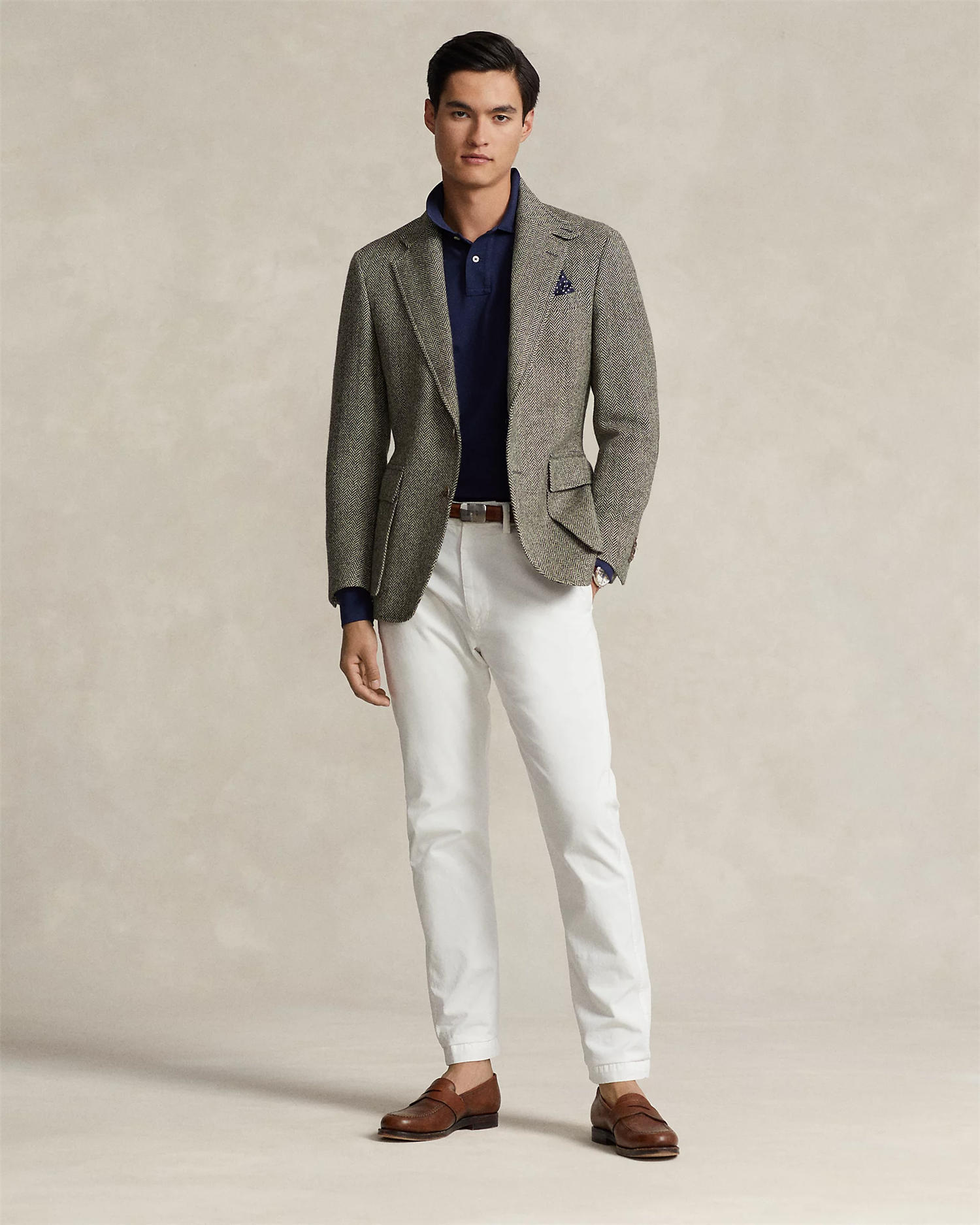 Mesh Polo - Newport Navy