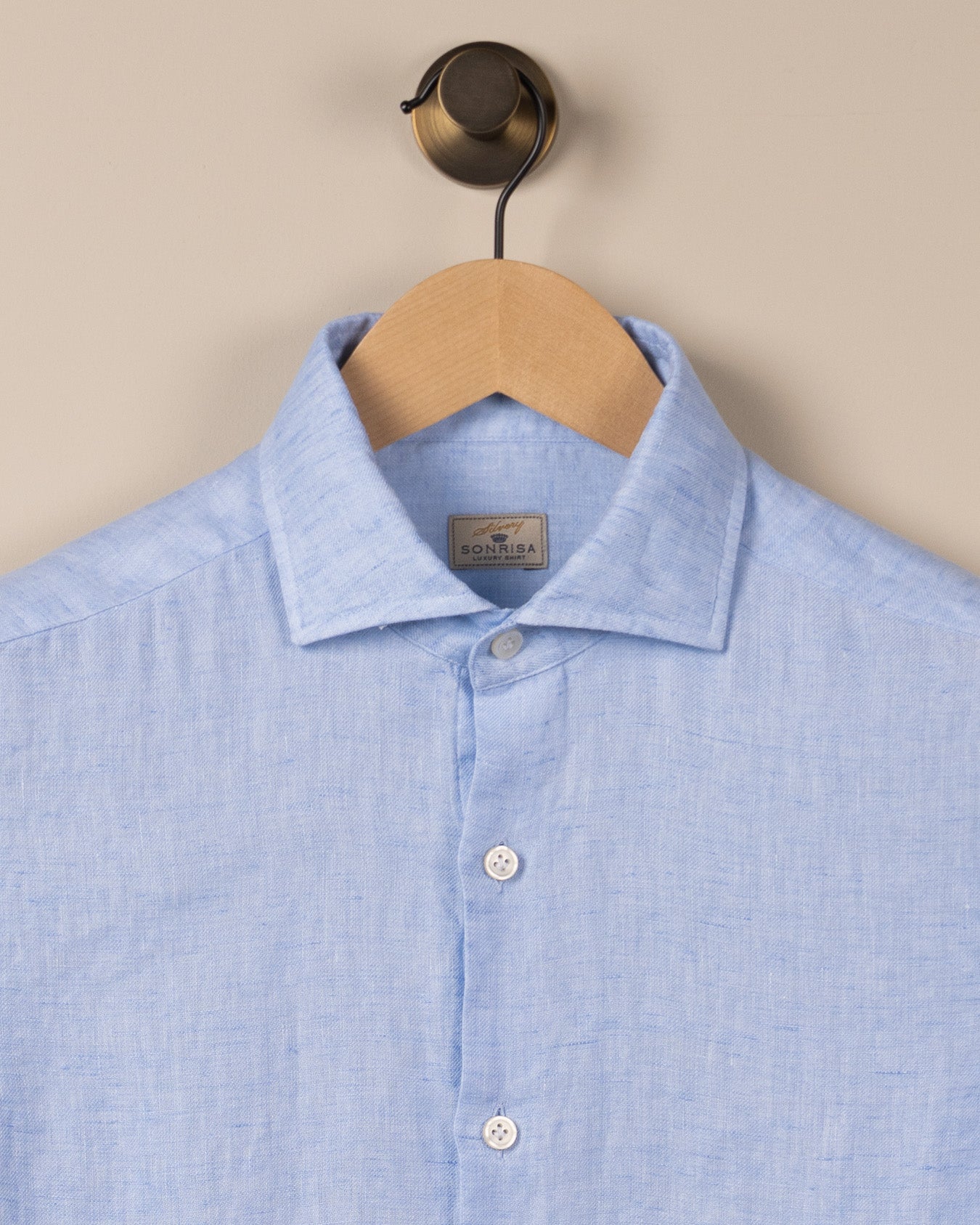 Linskjorte - Lys blå