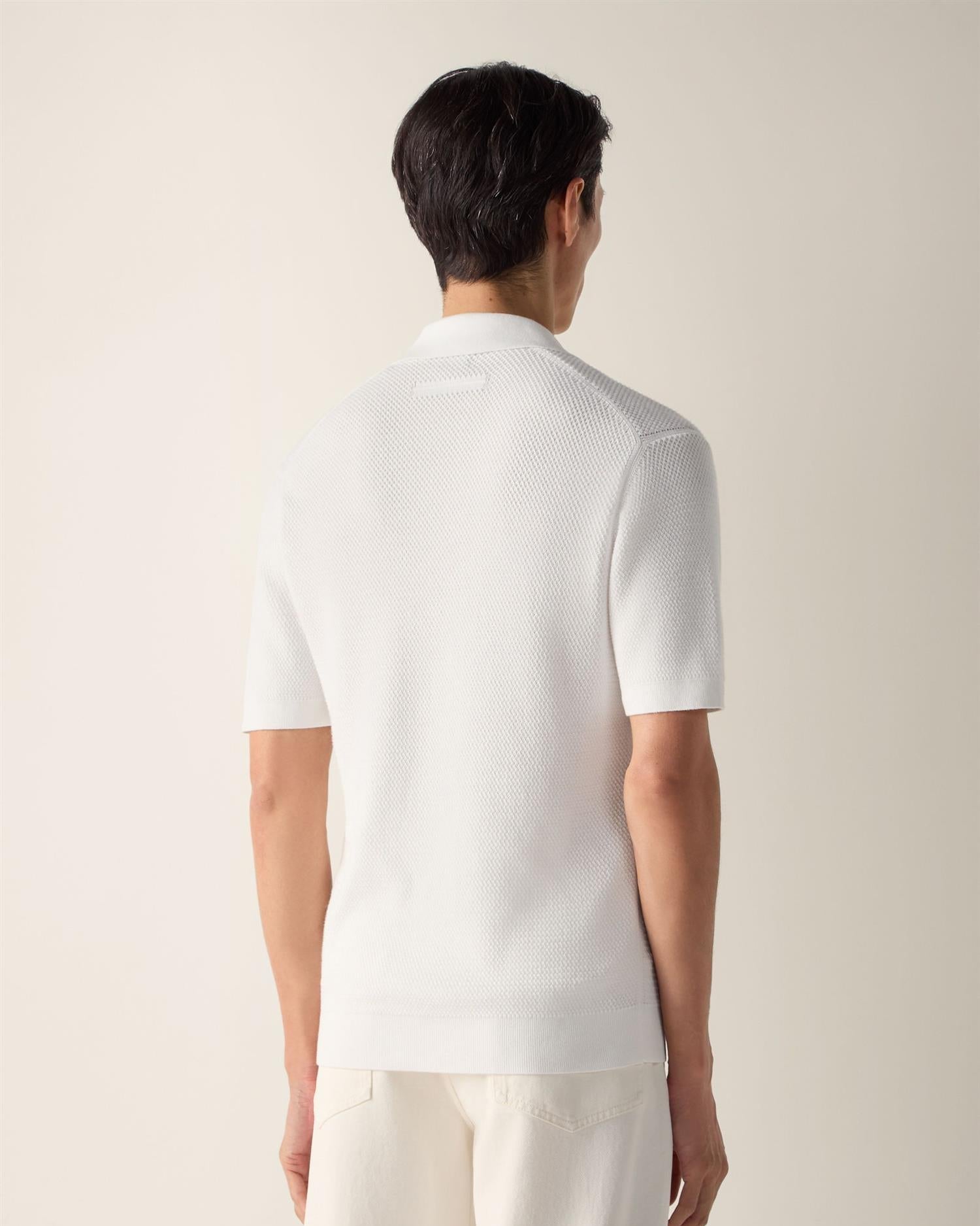 Premium Bomull Polo - Hvit