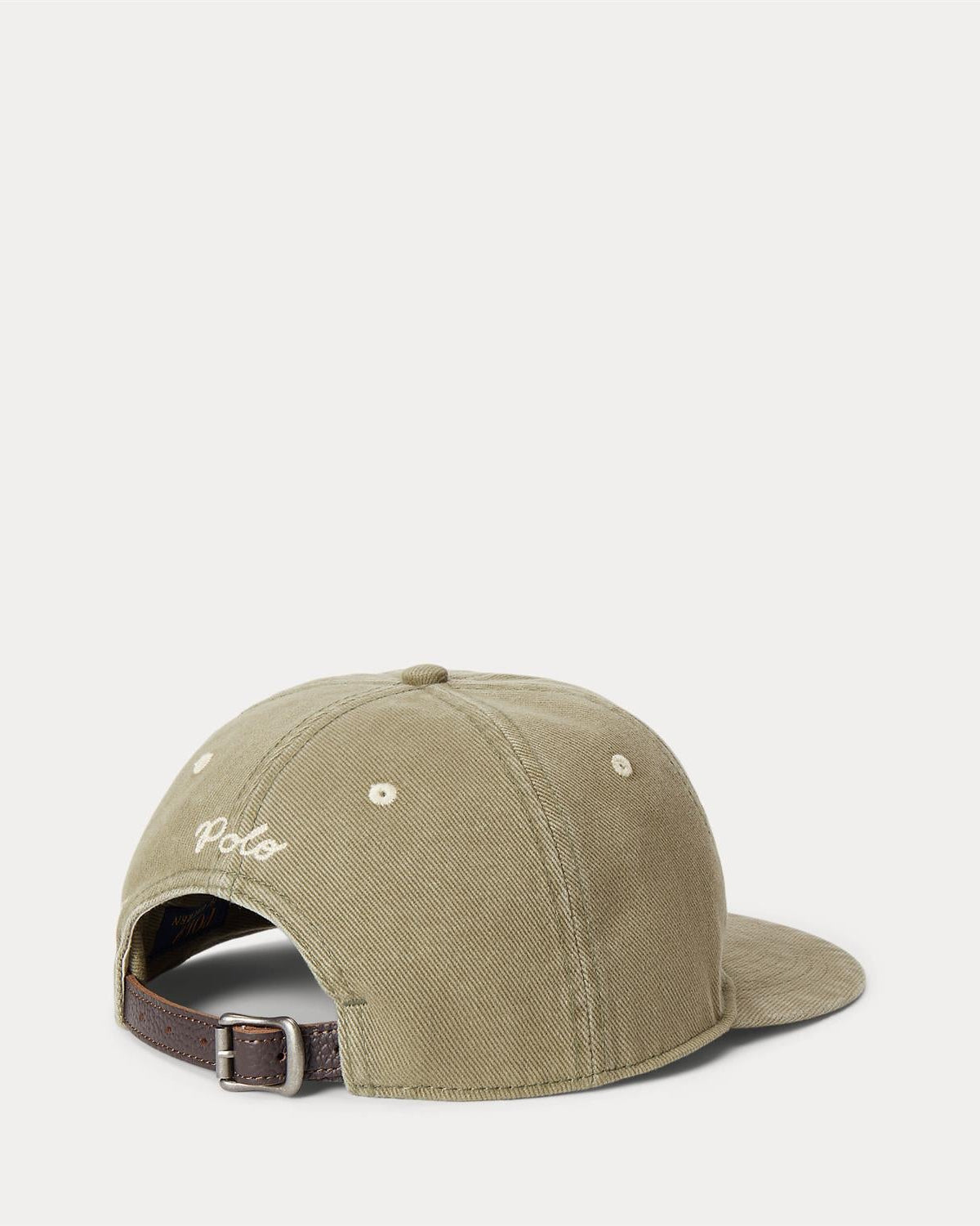 Washed Twill Ball Cap Oliven