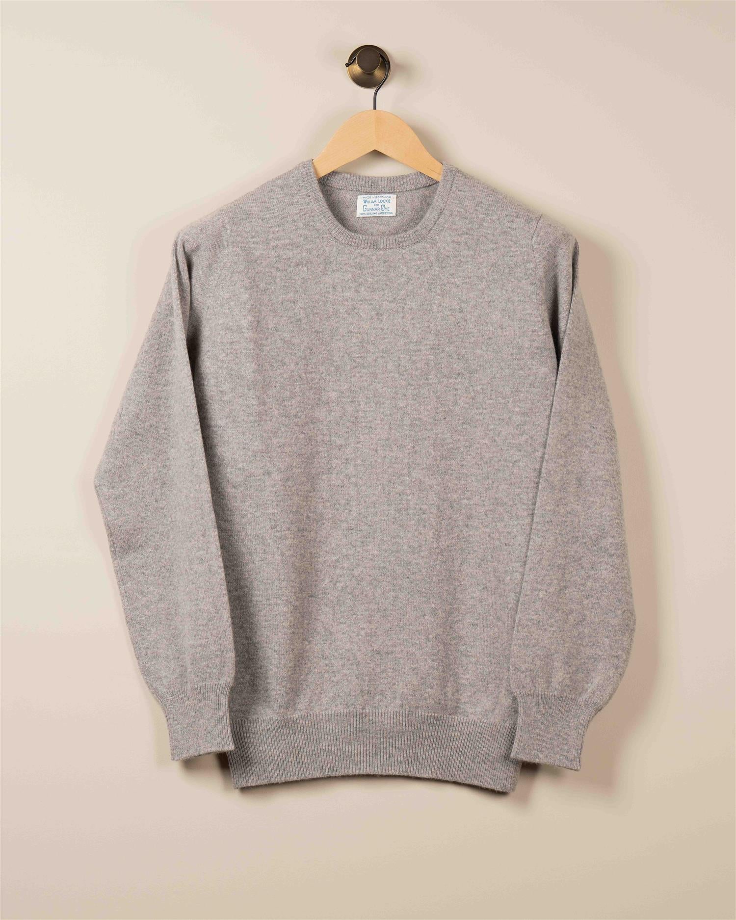 Rundhals Genser - Grå