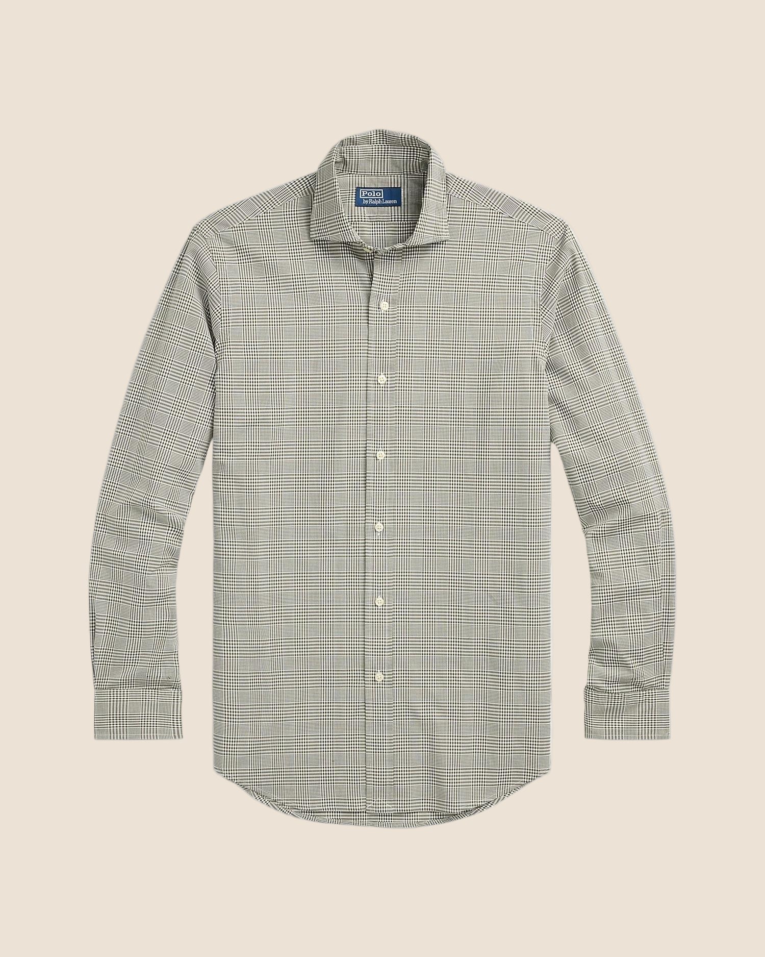 Rutet Poplin Skjorte - Oliven-Polo Ralph Lauren-www.gunnaroye.no