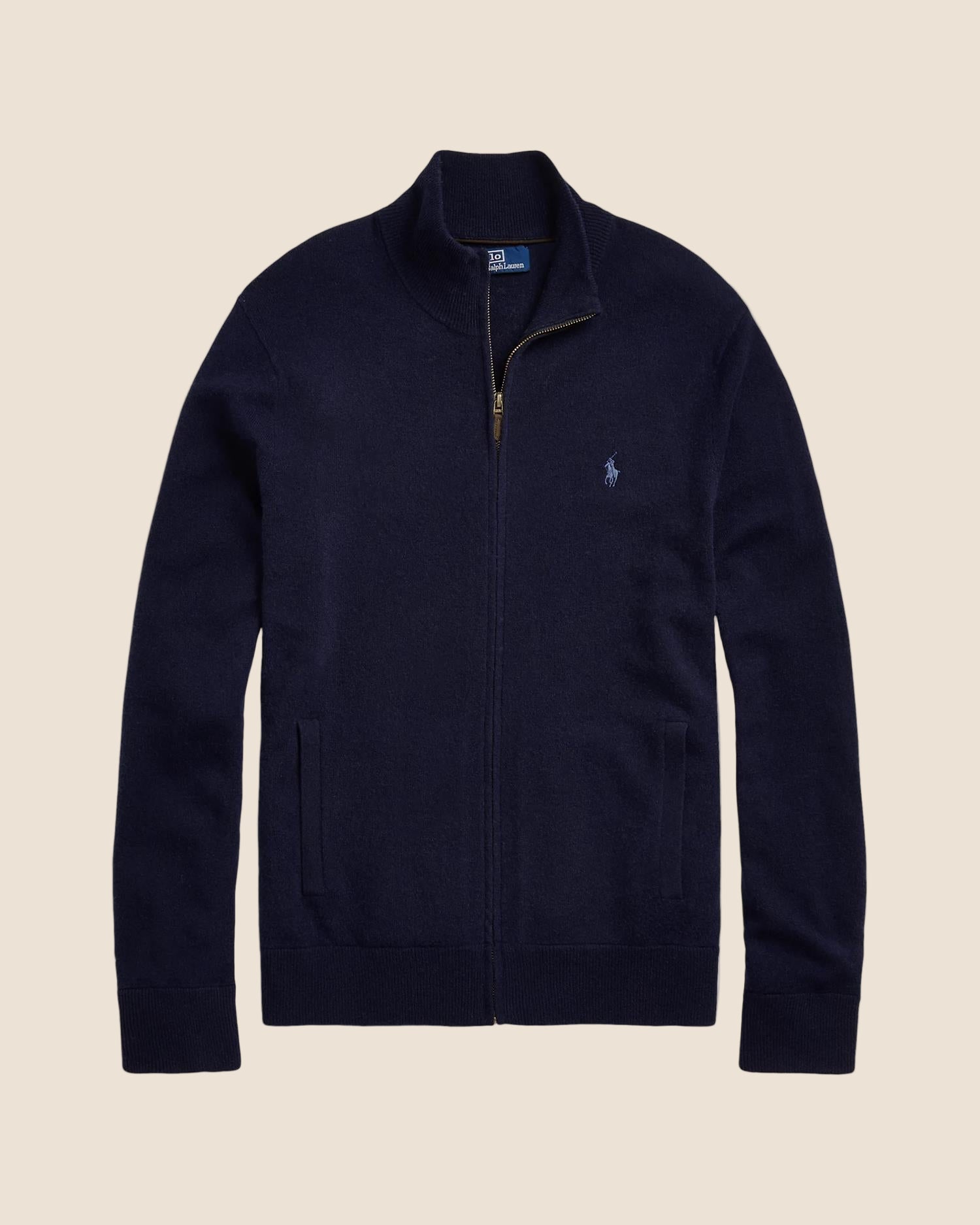 Merino Full Zip - Navy-Polo Ralph Lauren-www.gunnaroye.no