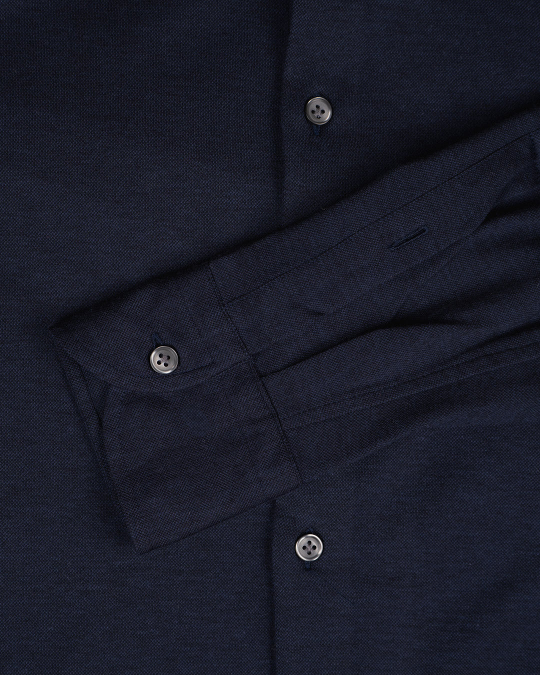 Ensfargete Flanell - Navy