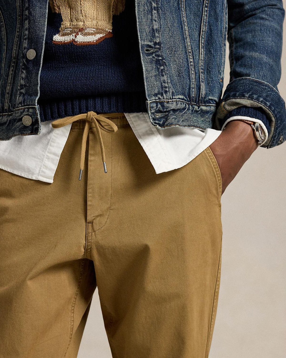 Prepster Flat front Bukse - Khaki