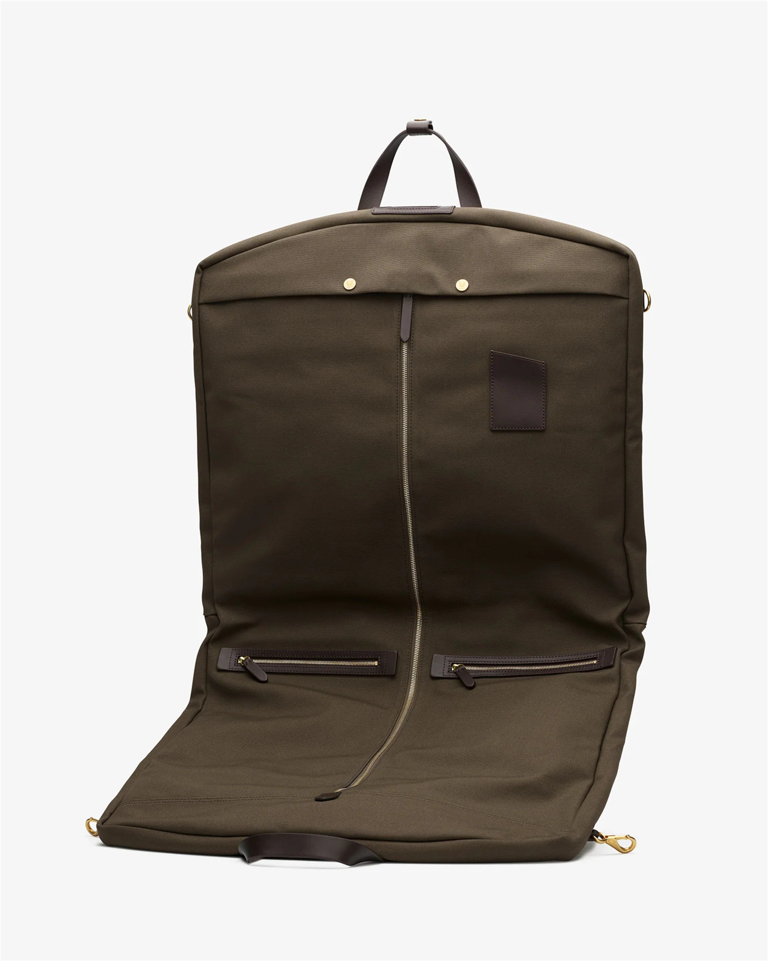 M/S Suit Carrier Army/Dark Brwon