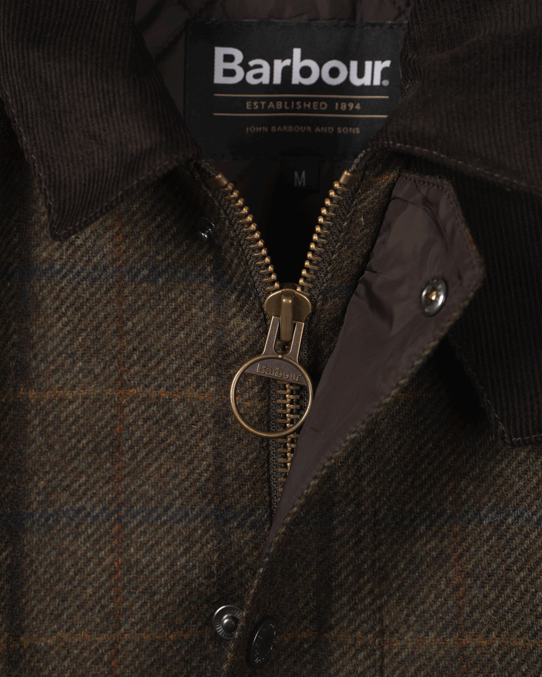 Ull jakke "Bedale" - Oliven