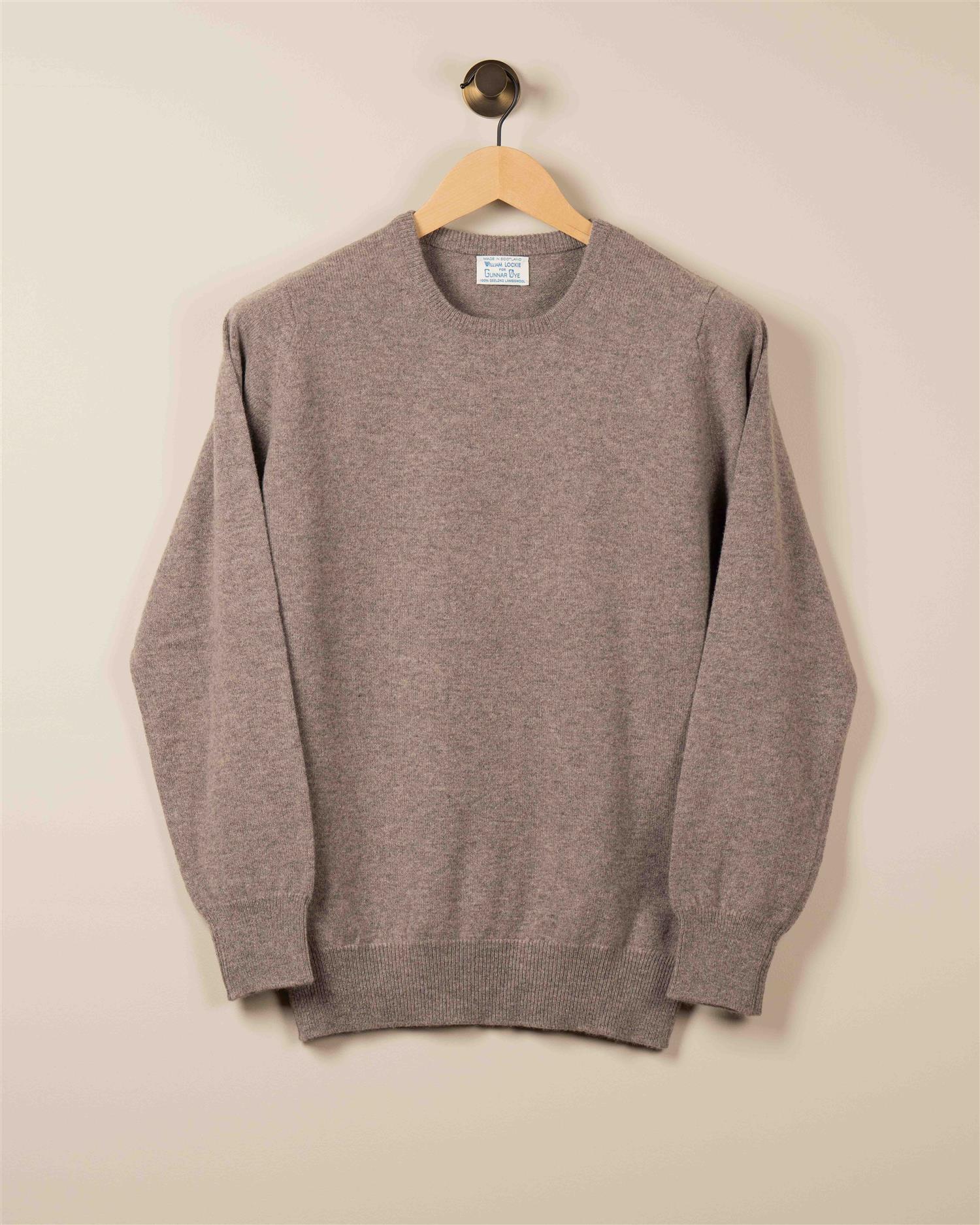 Rundhals Genser - Beige