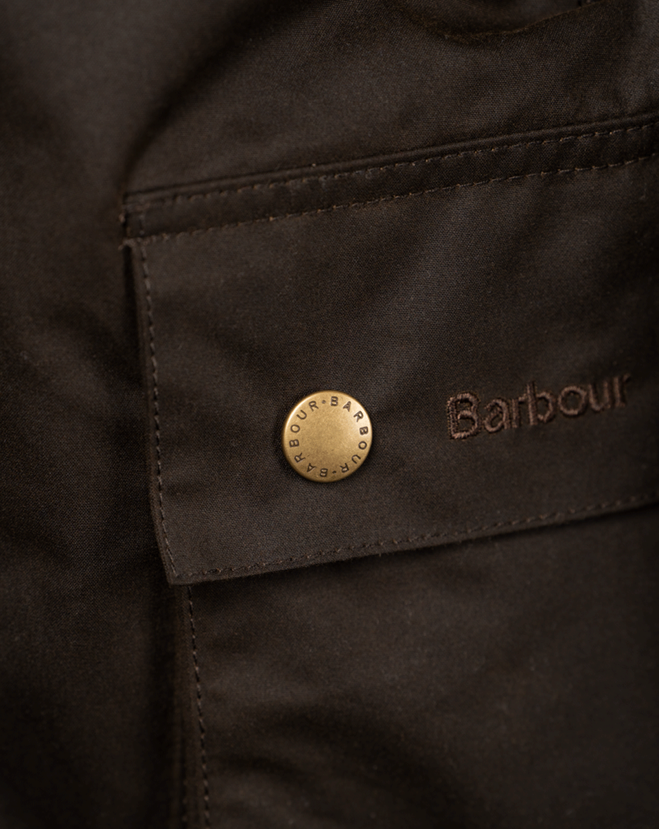 Ashby Waxed Jacket - Oliven