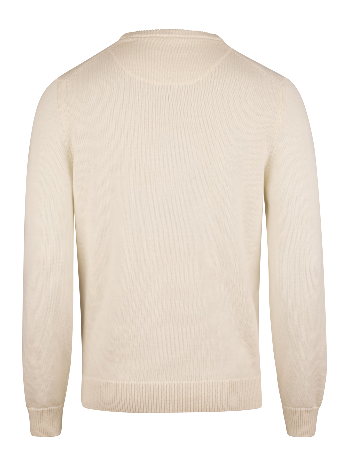 Rundhals genser Bomull - Off white