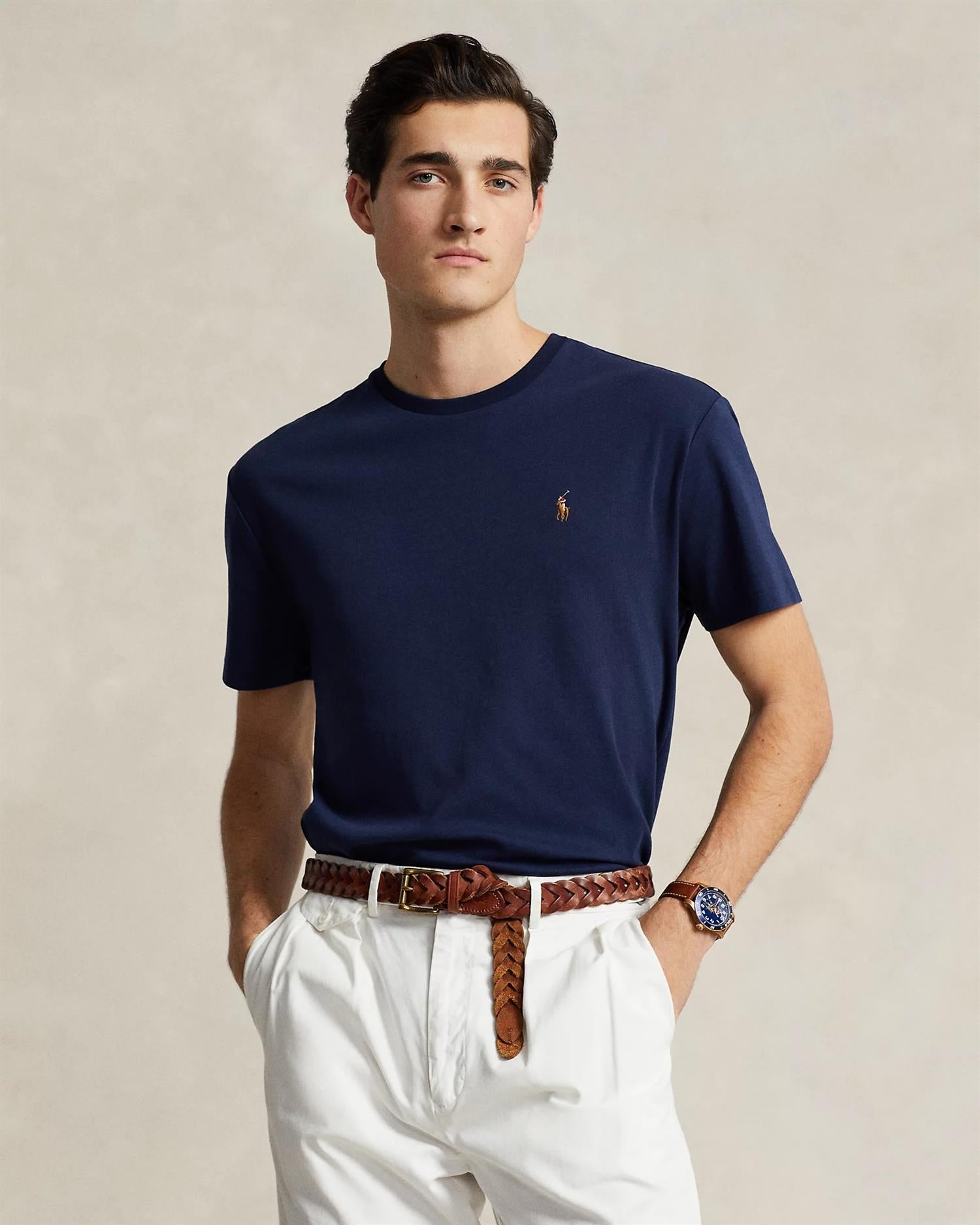 Interlock T-Shirt - Navy