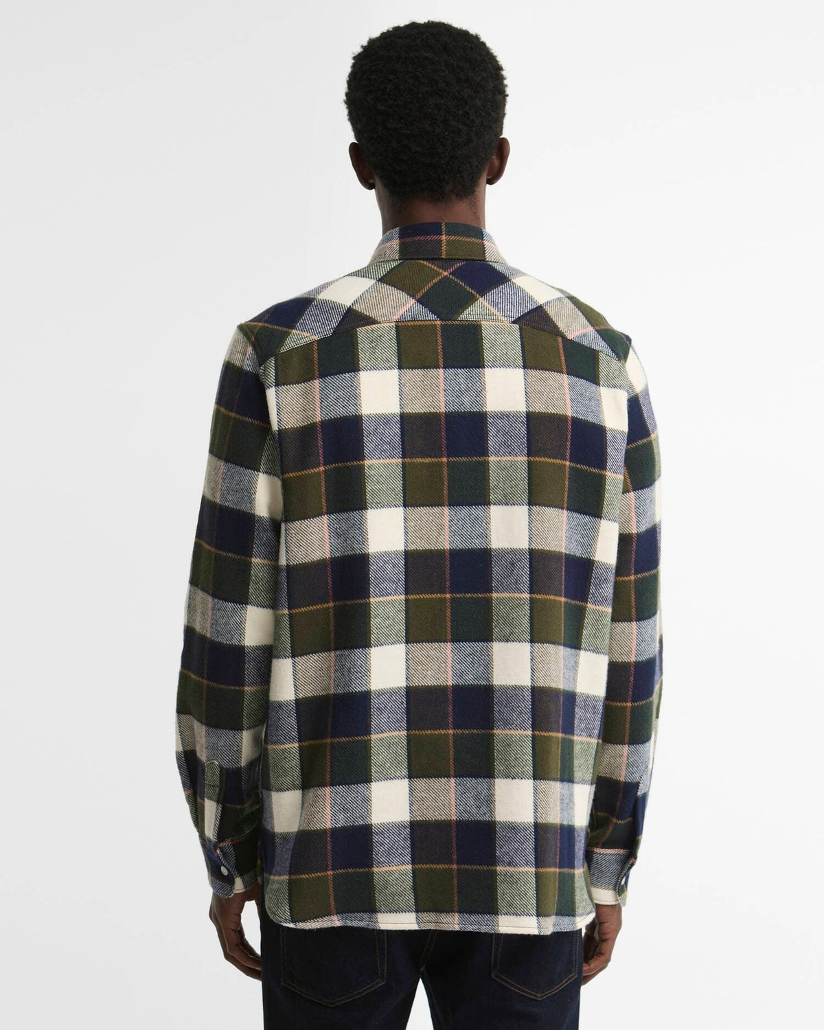 Flanell skjorte Bannock - Oliven