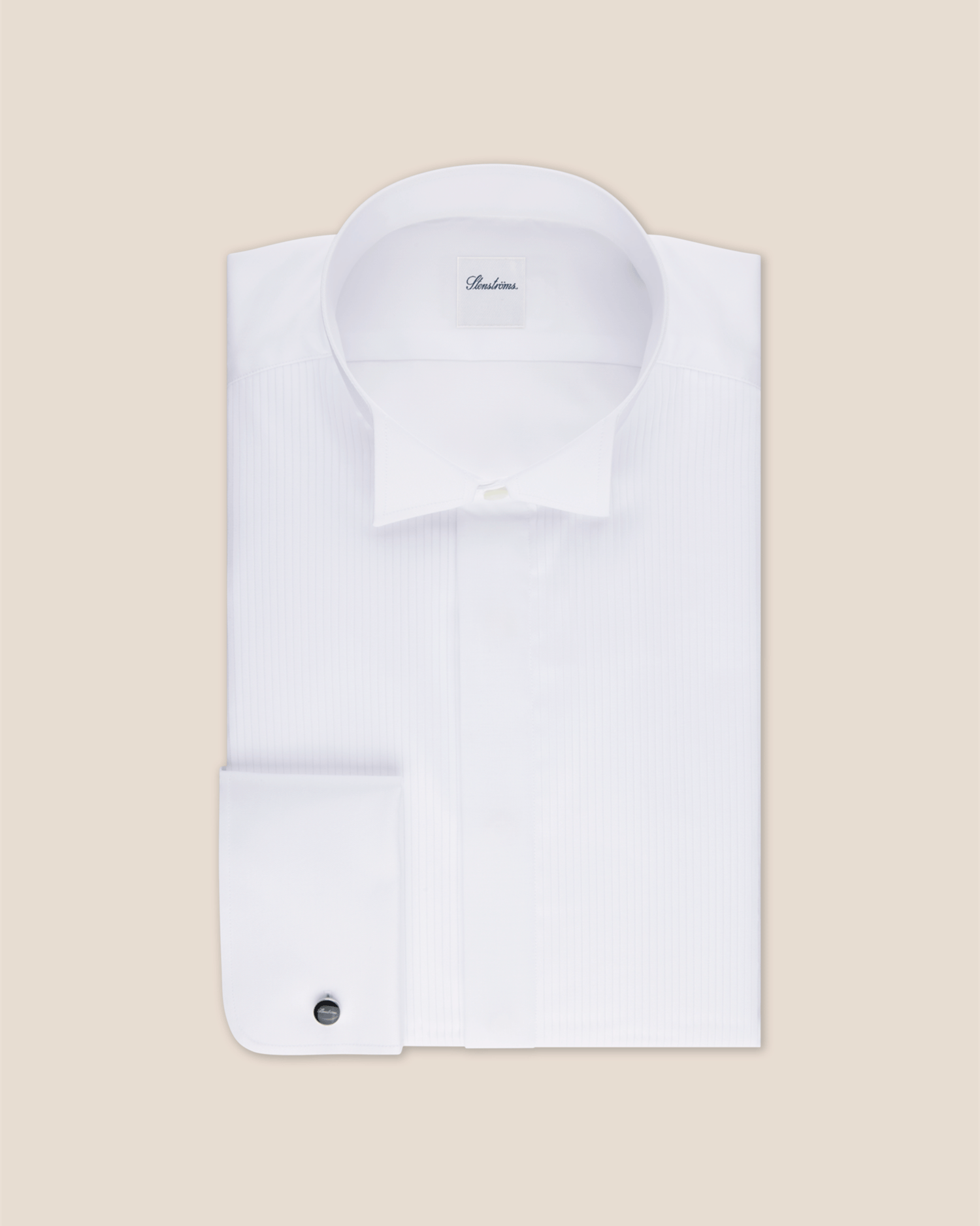 Smokingskjorte slimline skjorte - Hvit
