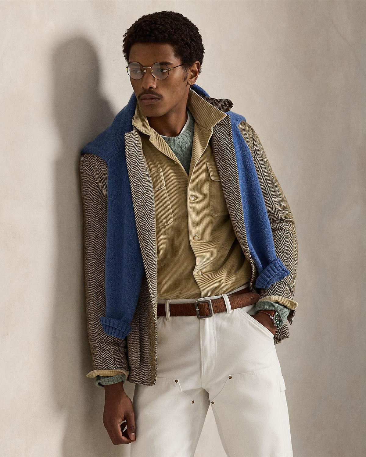 Cord Skjorte - Beige