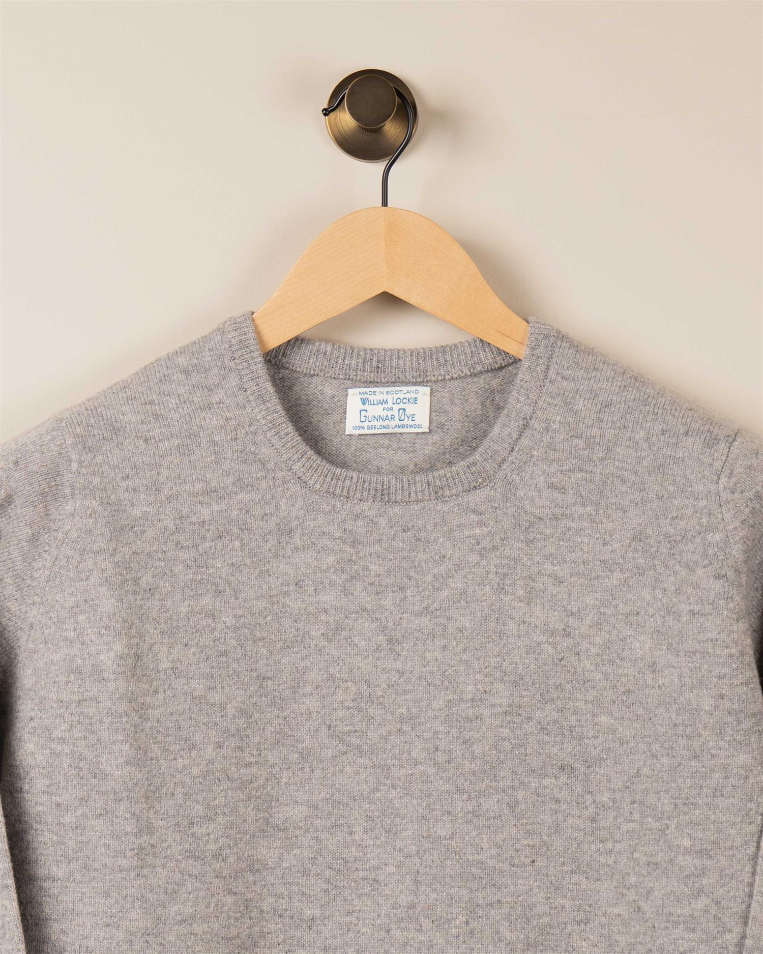 Rundhals Genser - Grå