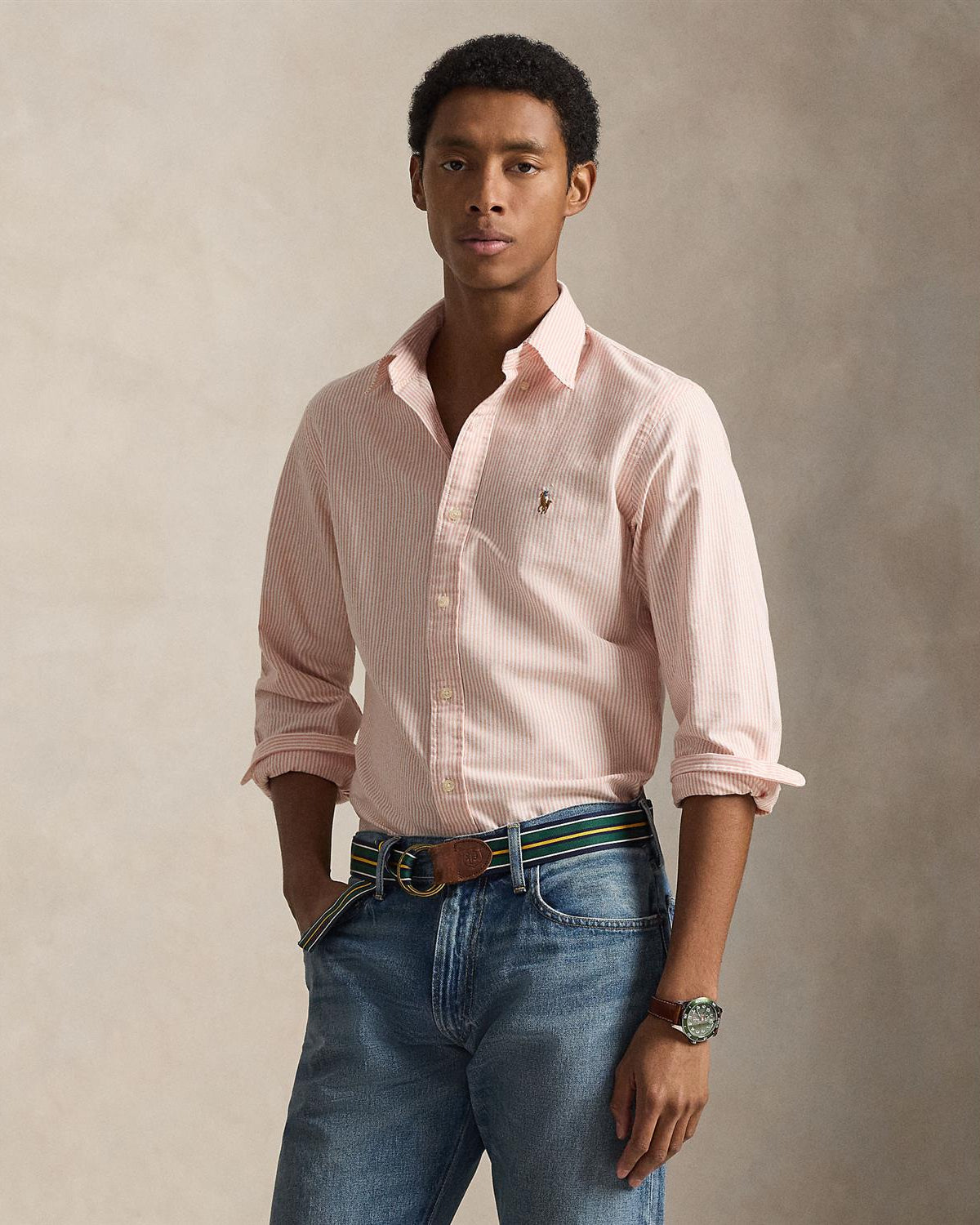 Classic Oxford Stripet - Orange