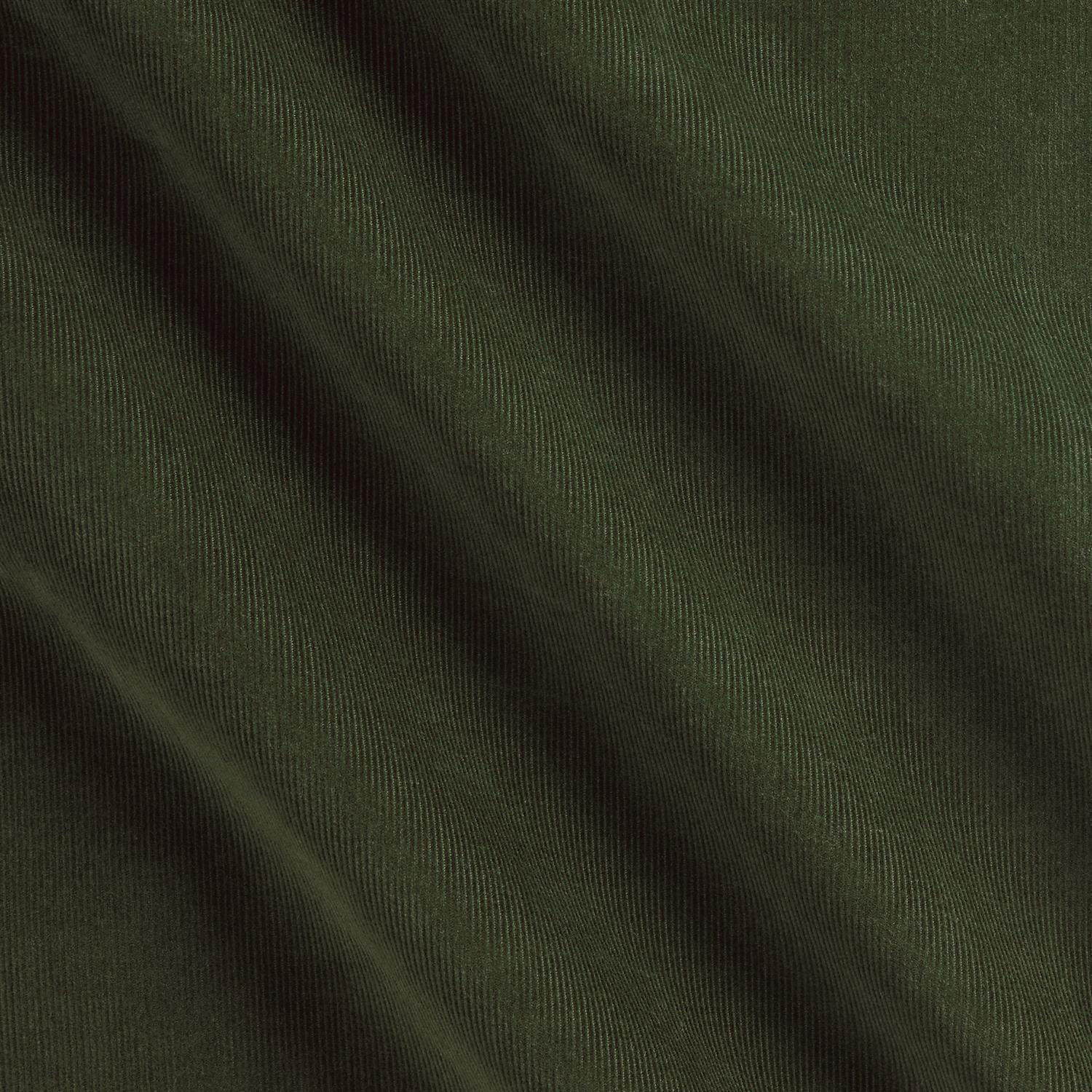 Cord Skjorte Custom Fit - Oliven