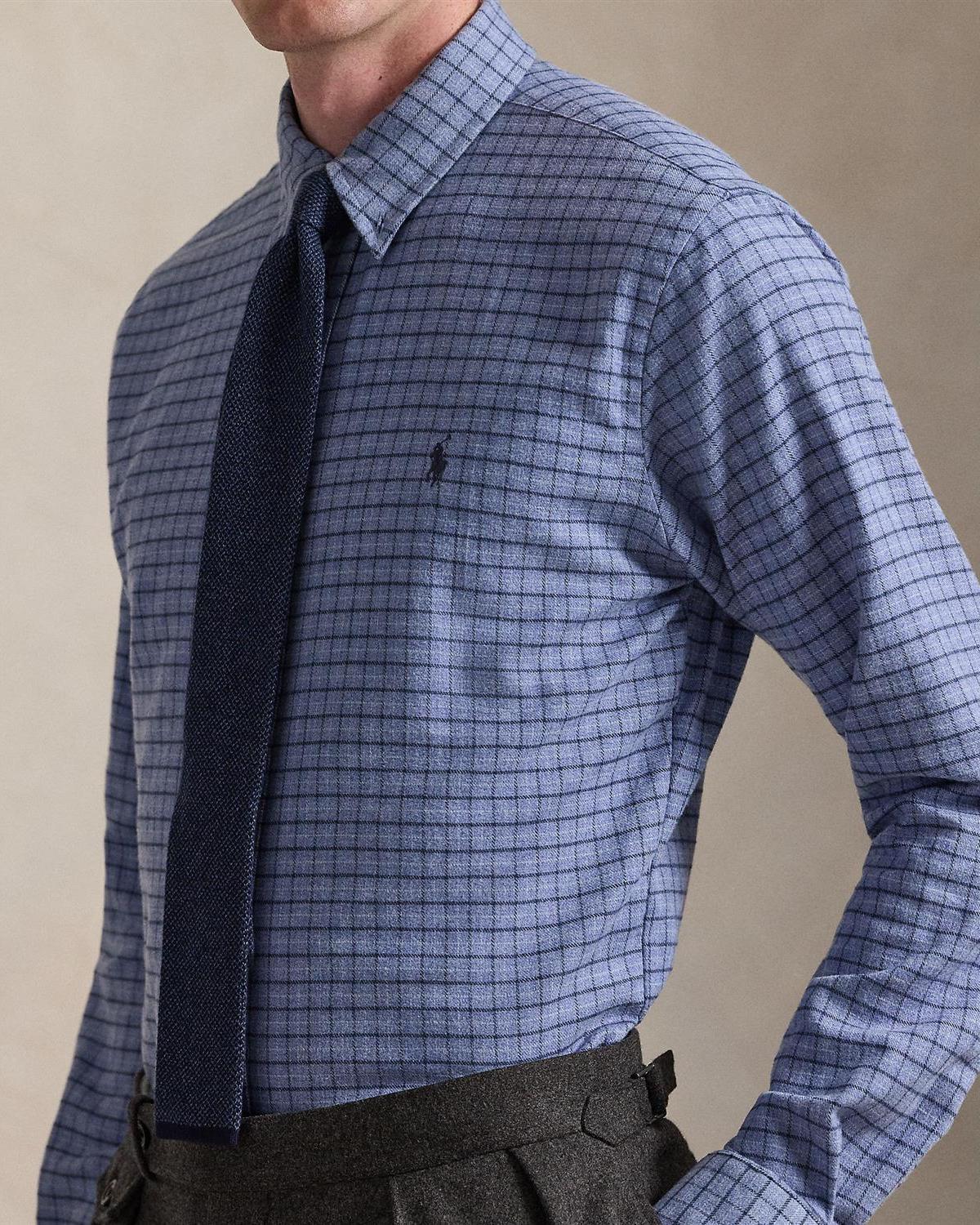 Rutet Skjorte - Blå