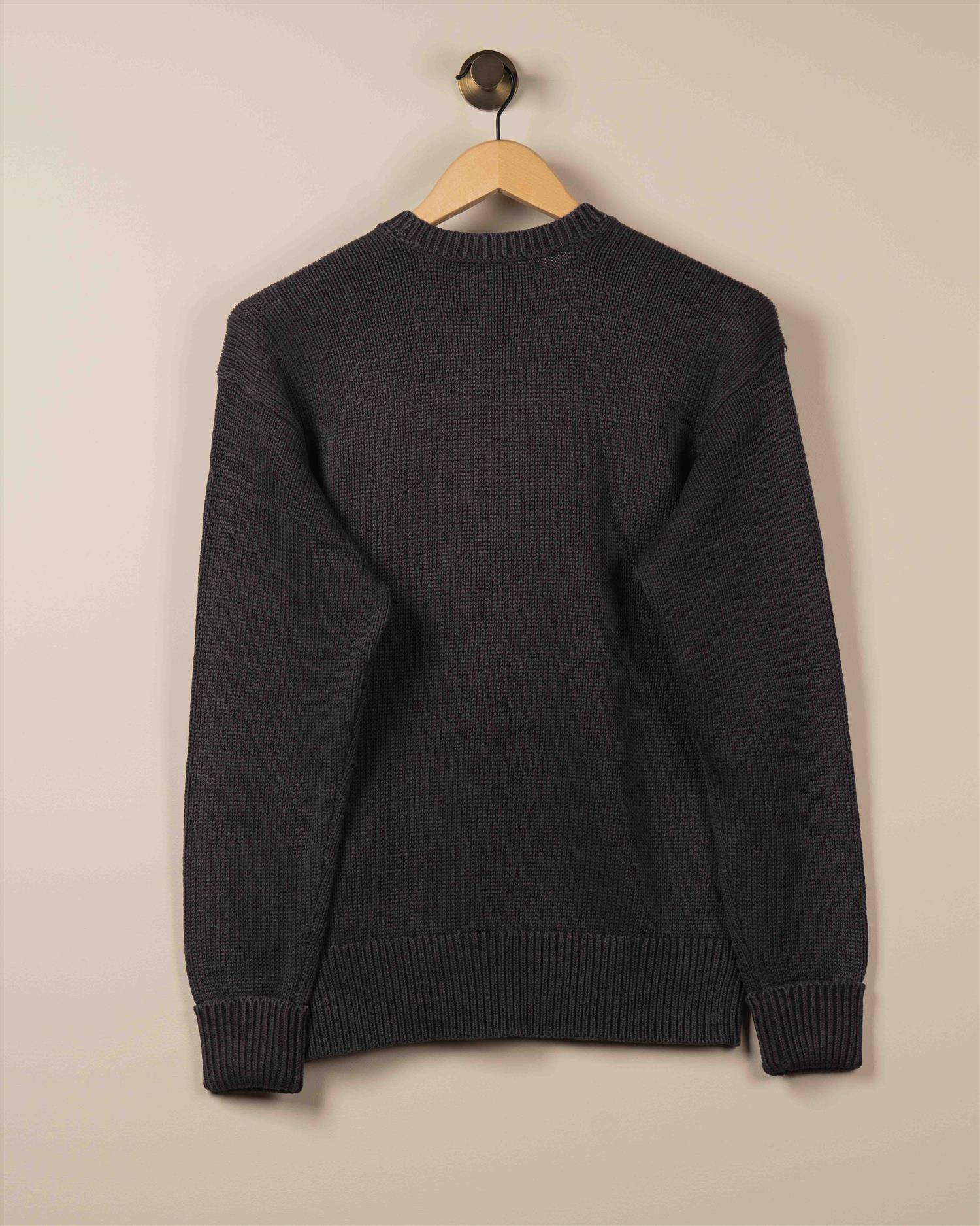 Bomull Rundhals - Sort