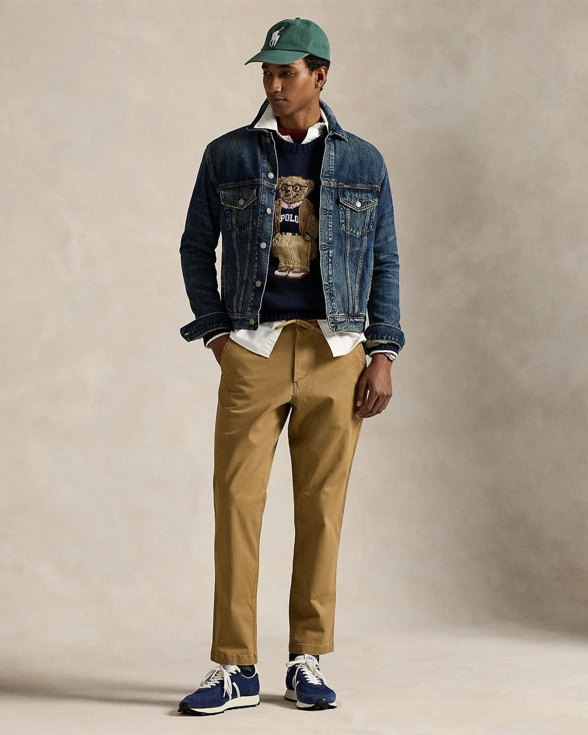 Prepster Flat front Bukse - Khaki