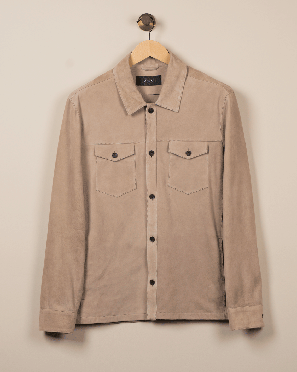 DEX Semsket skinn Western Overshirt