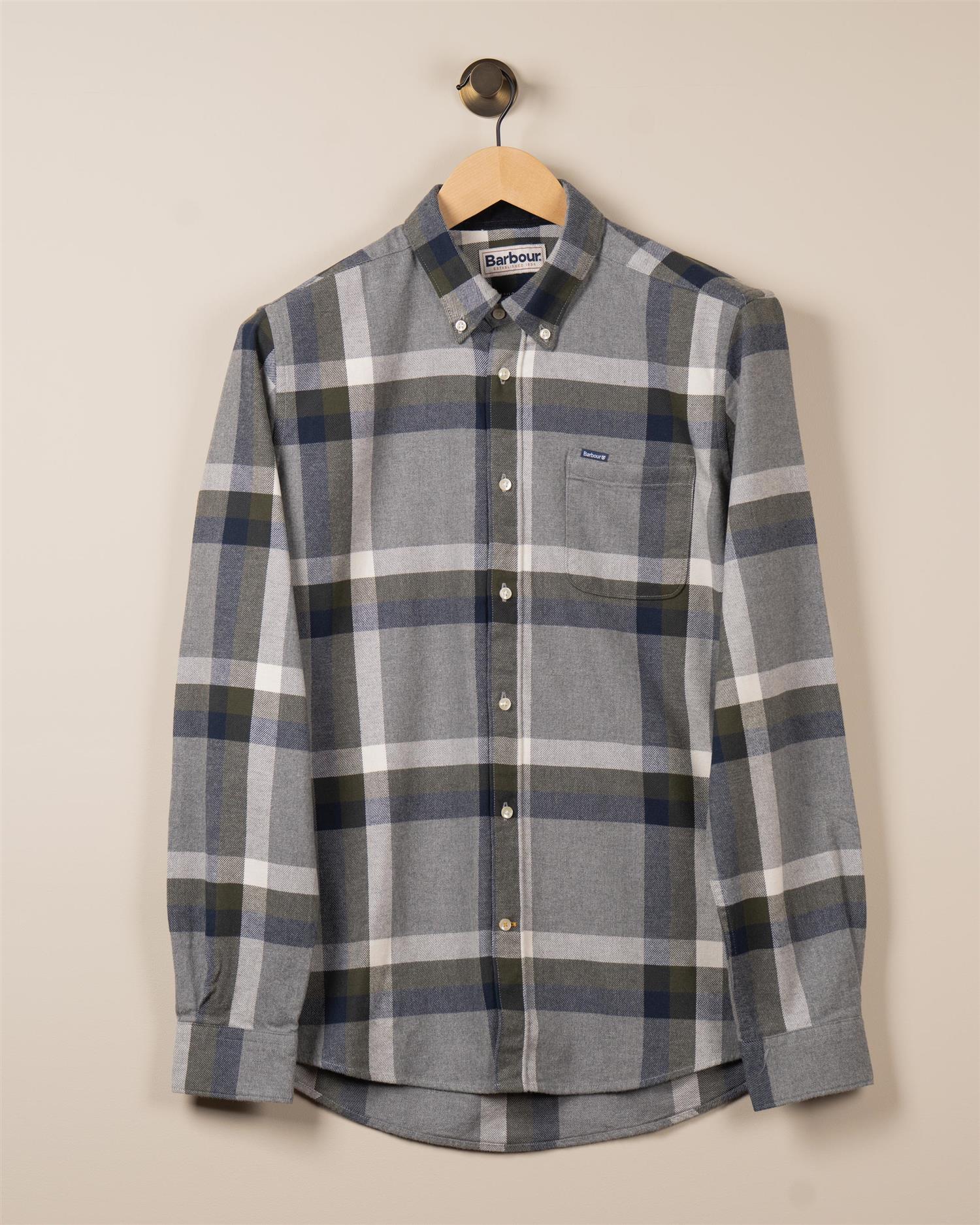 Rutet fritidsskjorte