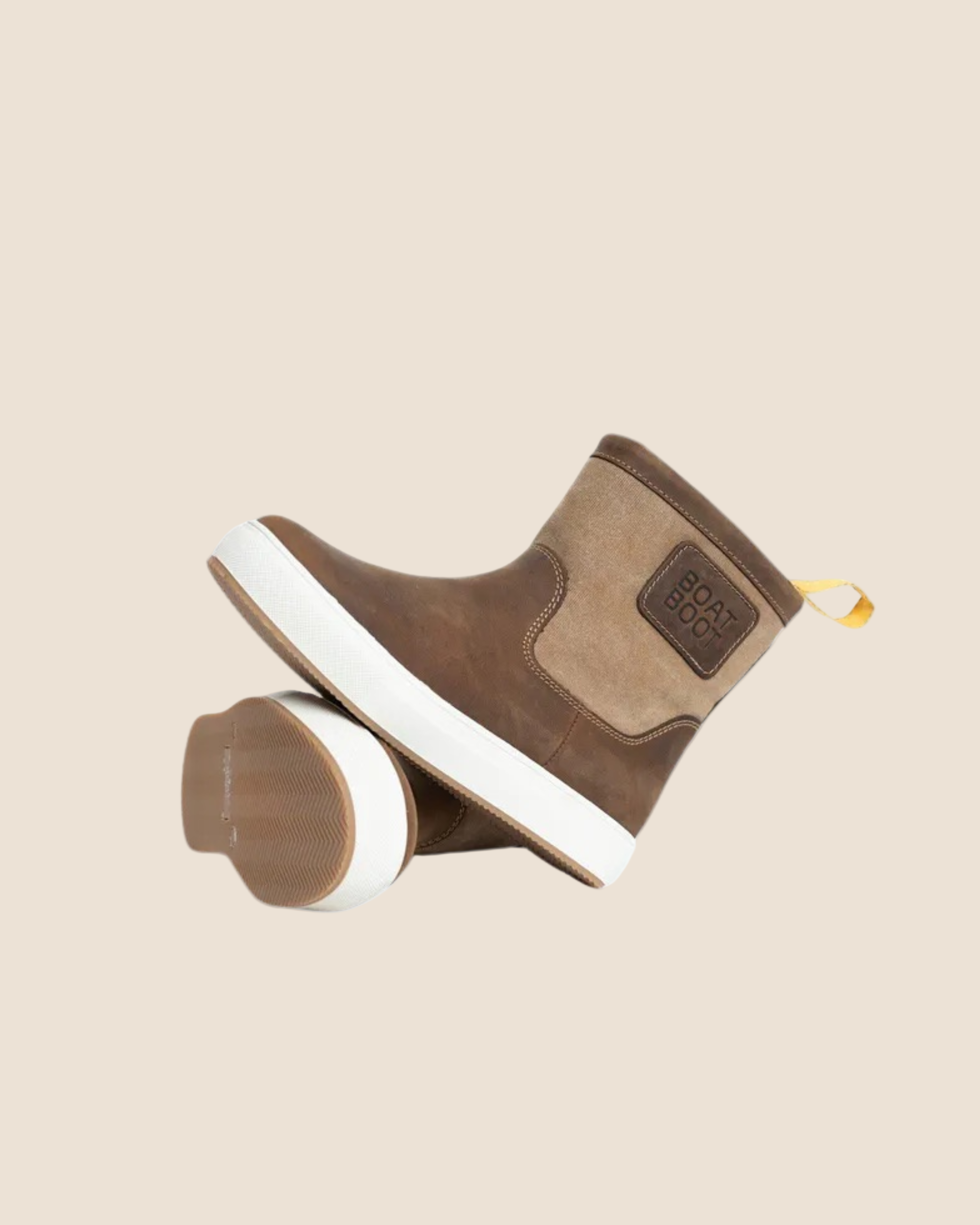 Lowcut Canvas Leather Brun