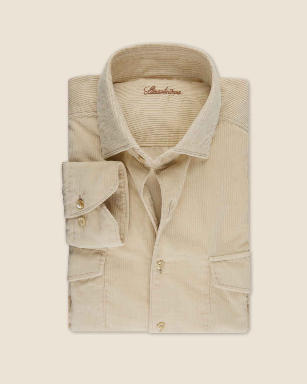 Cord skjorte Regular - Beige
