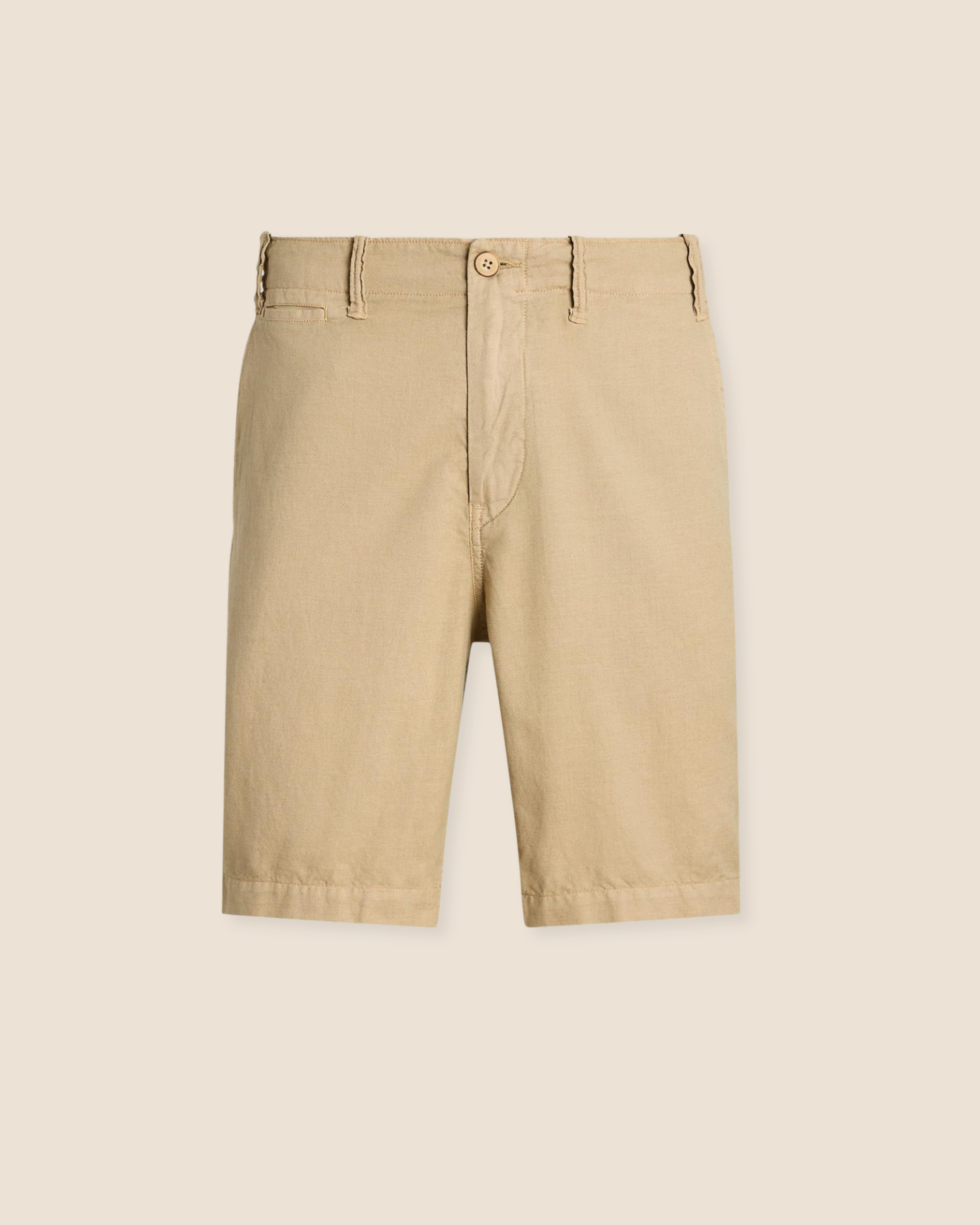 Maritim Bomull/Lin Shorts - Beige