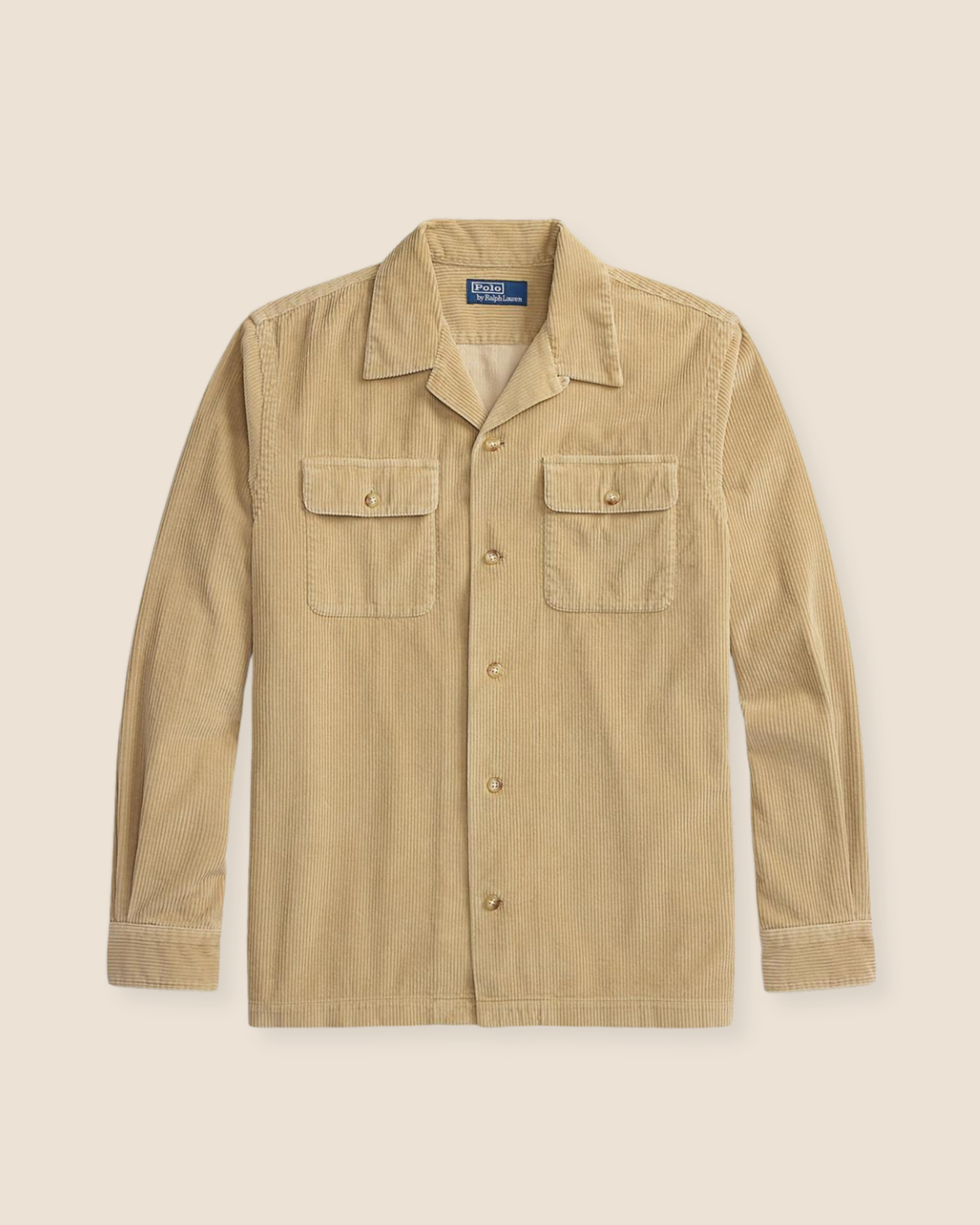 Cord Skjorte - Beige