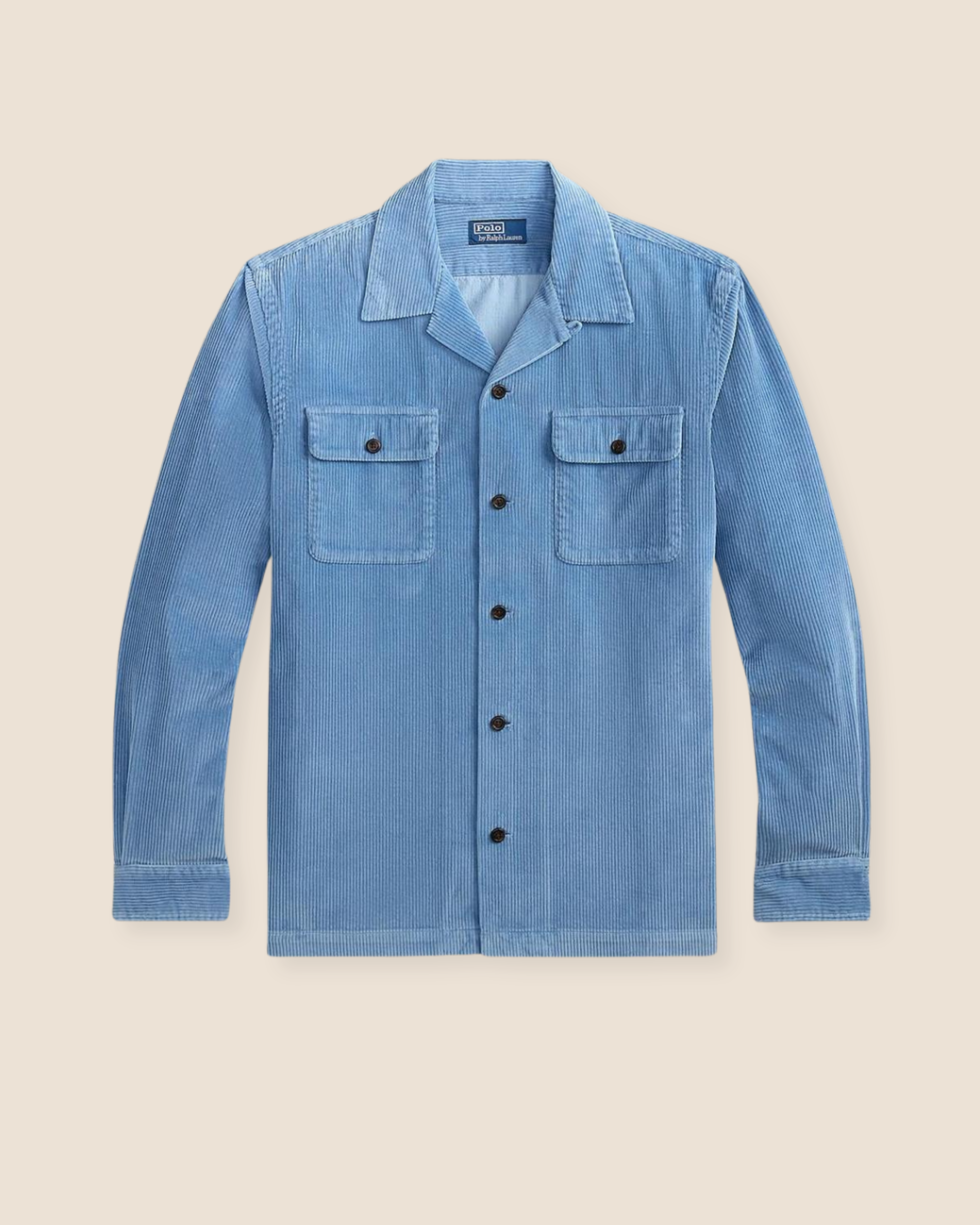Cord Skjorte - Mellomblå